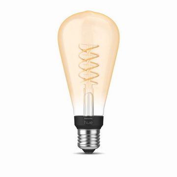 Philips Hue Smarte LED-Leuchte White E27 Filament ST72 Giant Edison, LED fest integriert