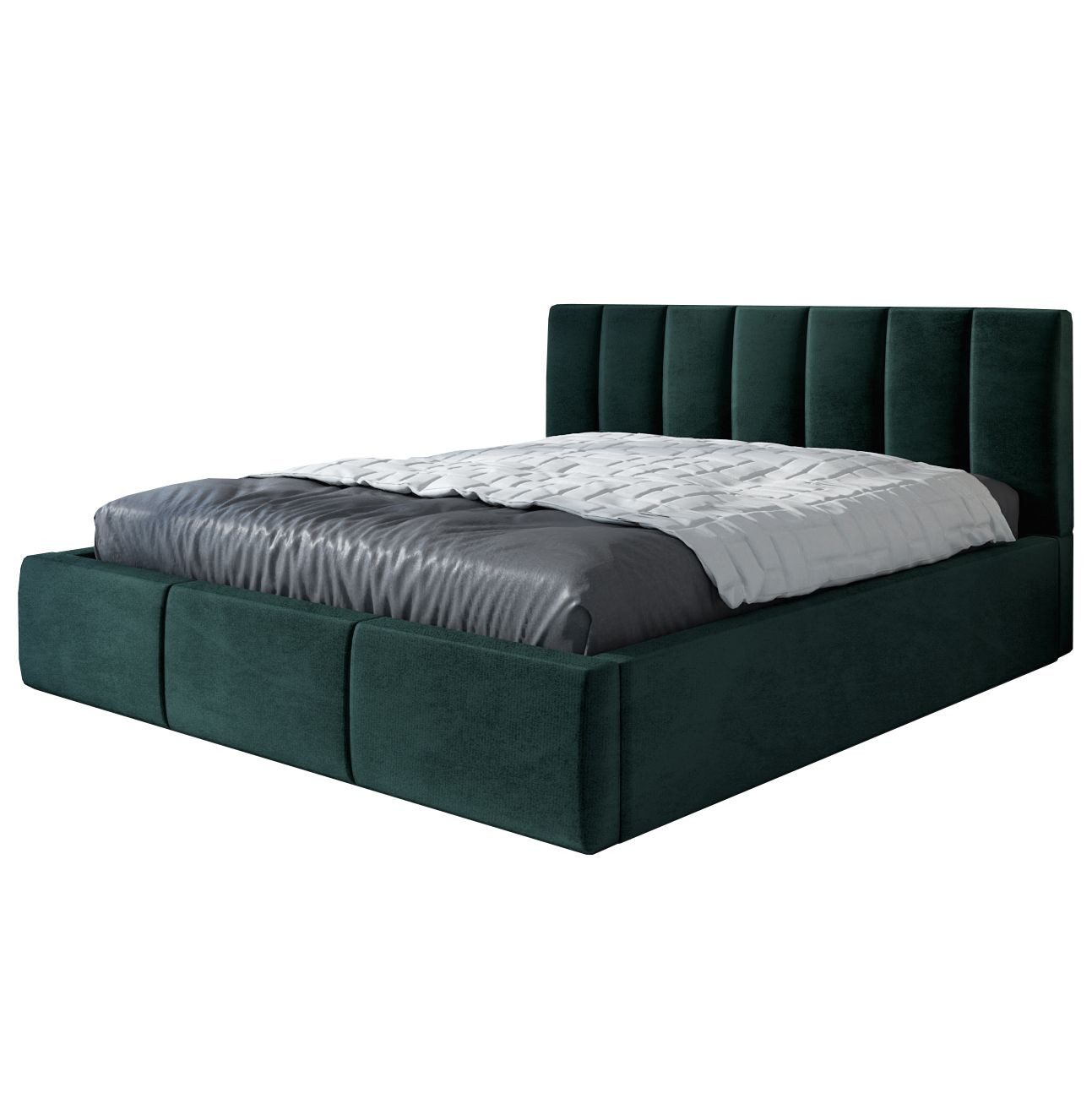 A&J MöbelLand GmbH Polsterbett IGI mit Bettkasten und Lattenrost (TOP ANGEBOT! Inklusive Bettgestell, Große Auswahl an Farben und Größen), Großer Bettkasten und Matratze inklusive