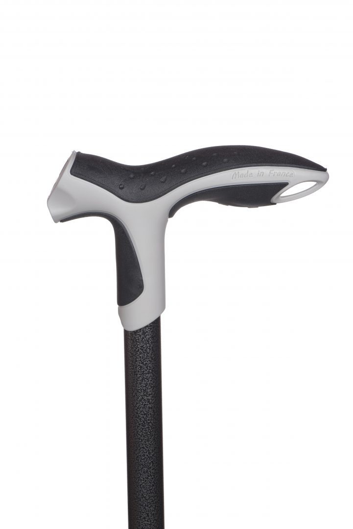 Antar Gehstock Antar Soft Step Gehstock WEIß Gehhilfe Spazierstock Wanderstock verste, Soft-Griff