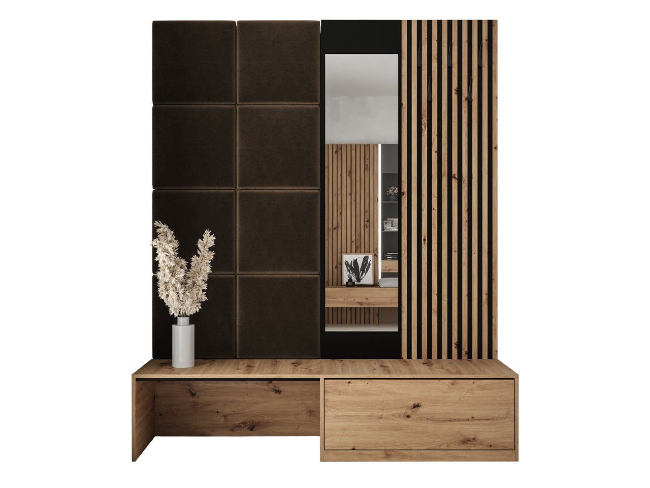 MIRJAN24 Garderoben-Set Premium, (Komplett-Set, Schuhschrank, Spiegel, günstig online kaufen