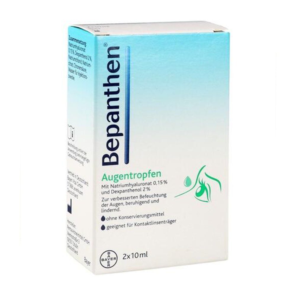 Bayer Vital Augenpflege-Set Augentropfen GmbH BEPANTHEN 20ml