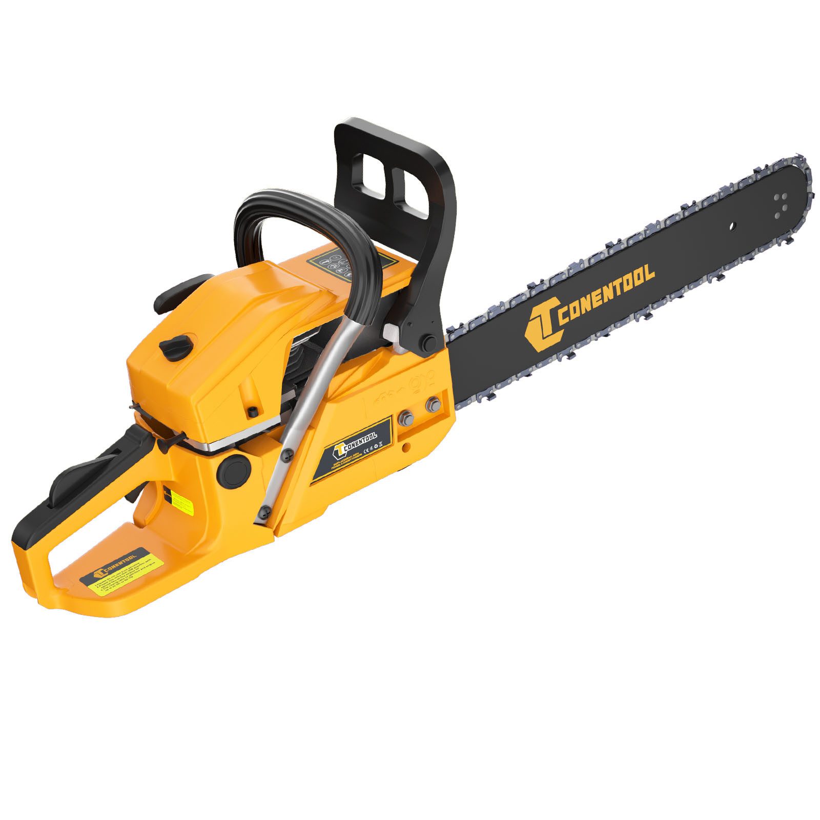 CONENTOOL Benzin-Kettensäge 58cc, 45 cm Schwertlänge, 20 "Bar & 1 x Ketten günstig online kaufen