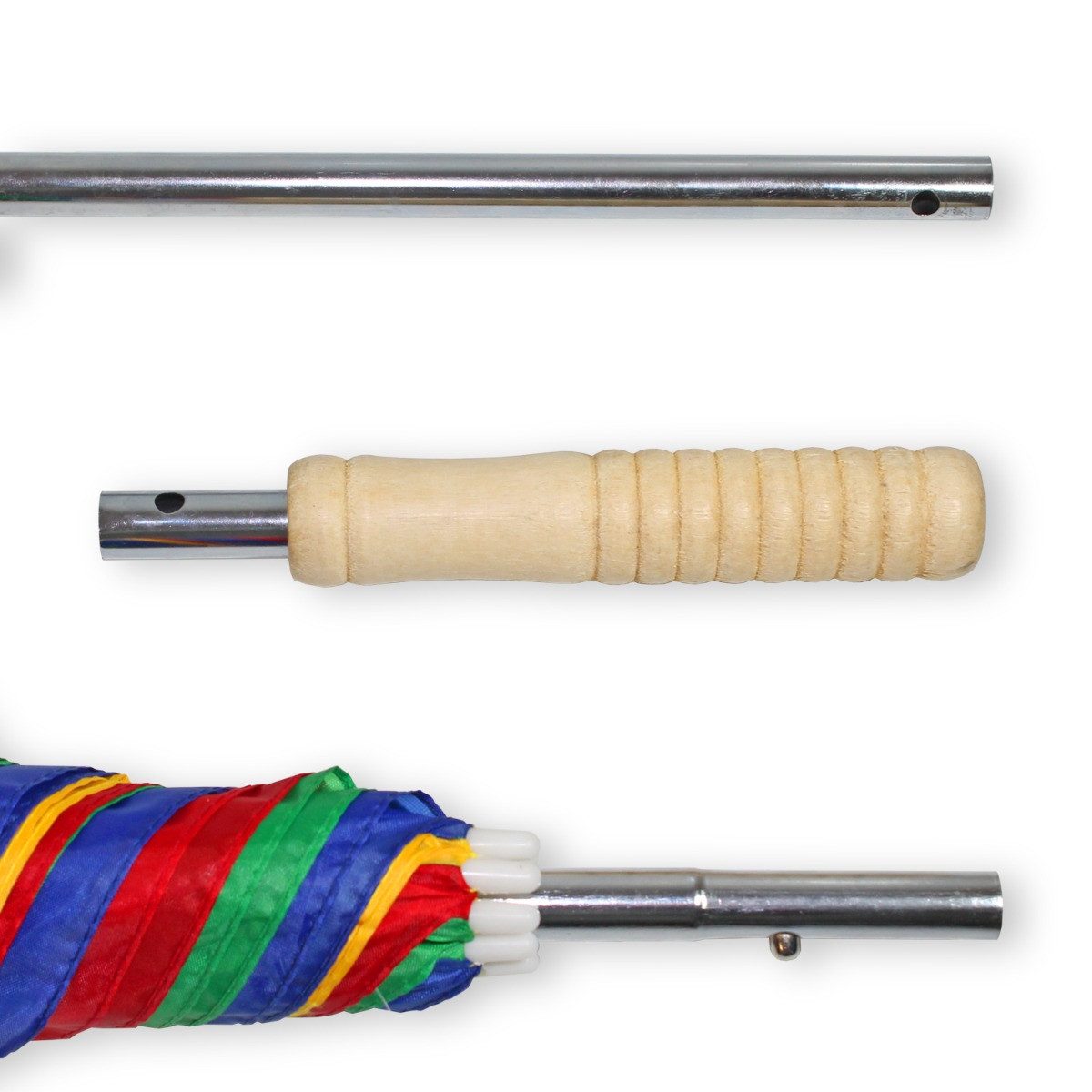 profiline Sonnenschirm Strandschirm Sonnenschirm Regenschirm 2in1 Garten Camping, nutzbar als Sonnenschirm oder Regenschirm