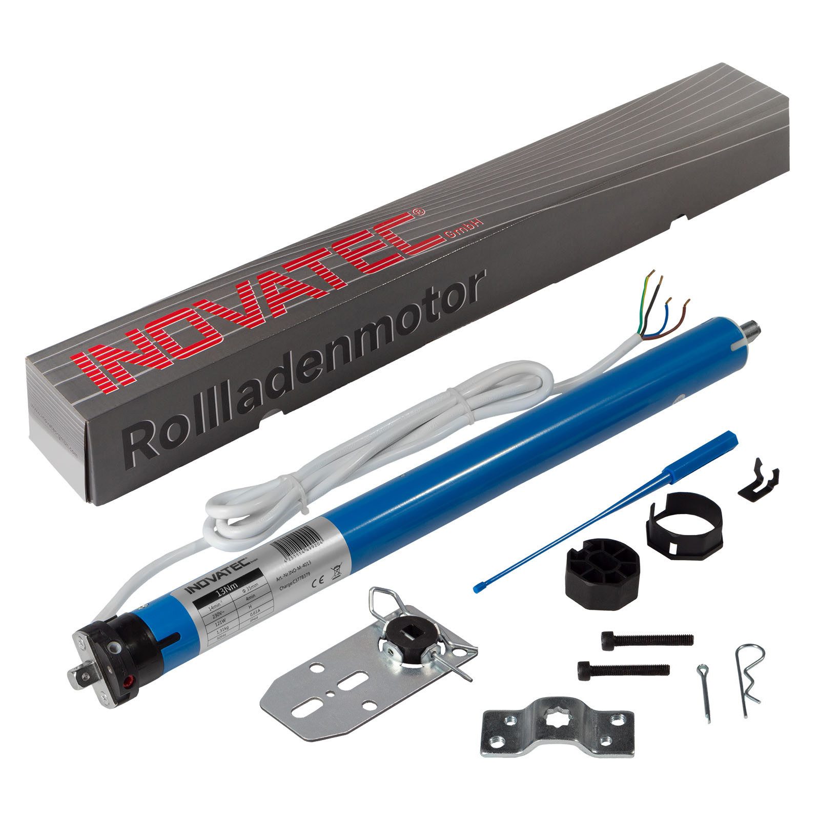 Inovatec Rollladenmotor Rollladenmotor Set INO-M-4013 mit höhenverstellbare günstig online kaufen