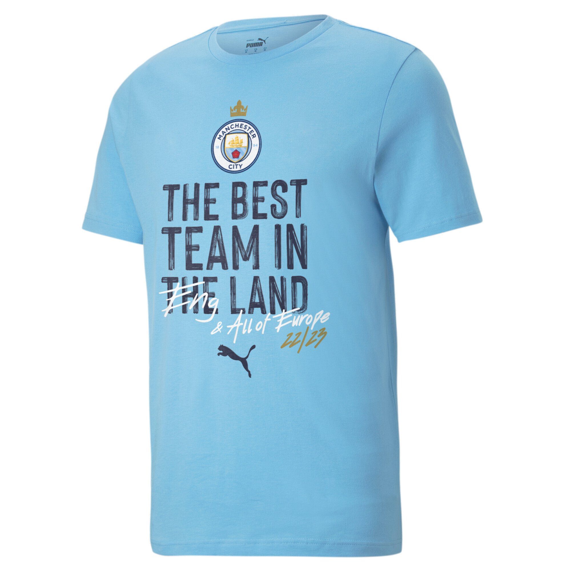 PUMA T-Shirt Manchester City 22/23 CL Champions-Shirt Herren