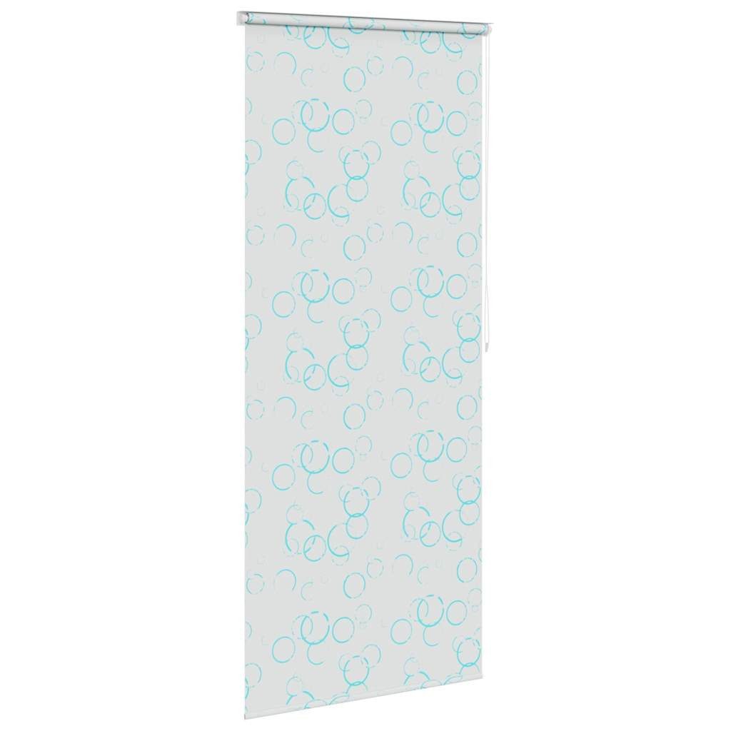 vidaXL Duschvorhang Duschrollo 100x240 cm Blasenmuster Breite 100 cm – Bild 3 von 5