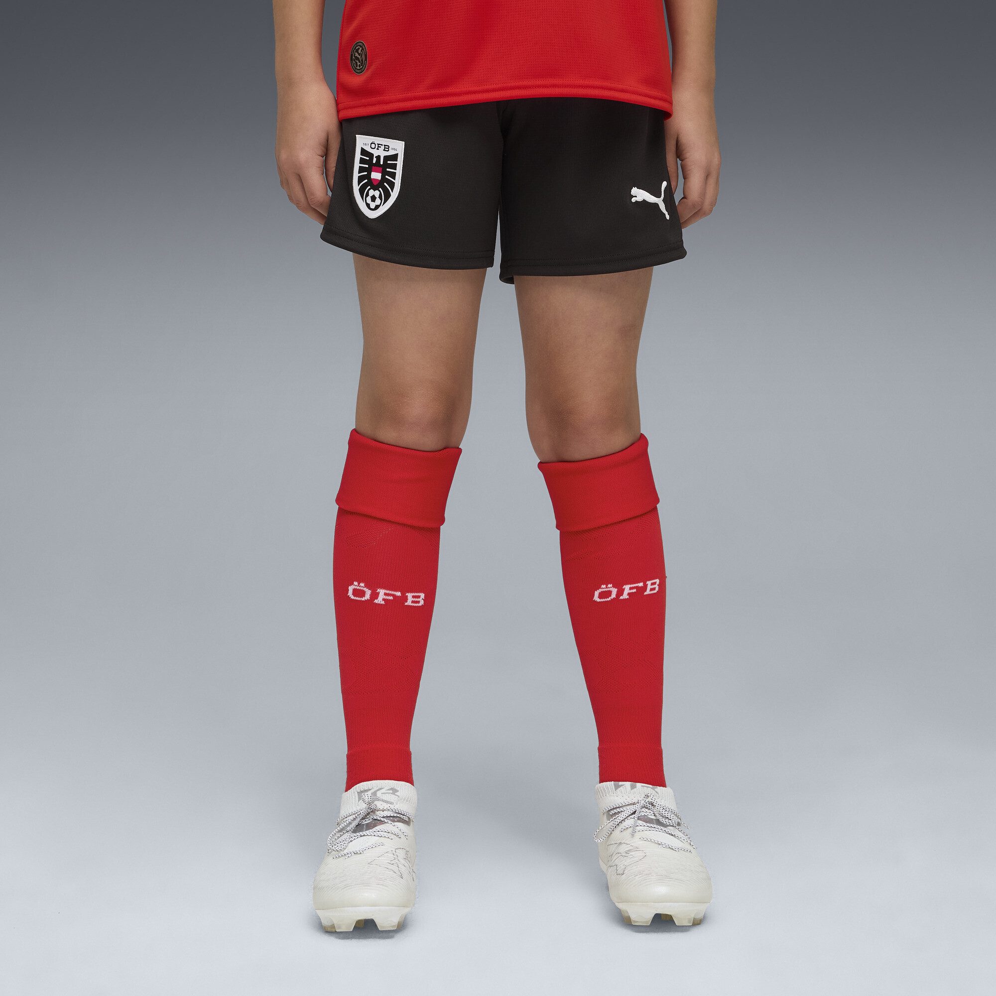 PUMA Sporthose Österreich 2026 Shorts. Jugendliche