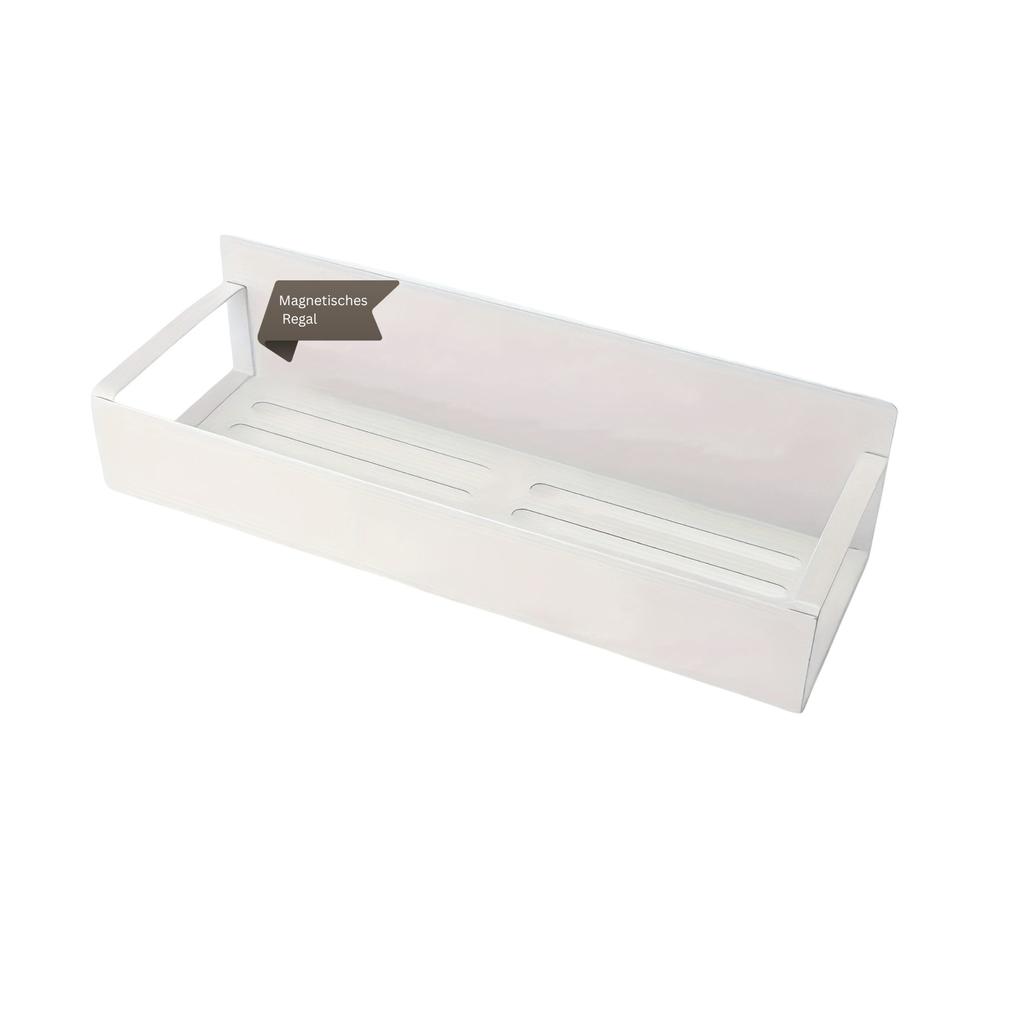 Norvéa Home Ablageregal Magnetisches Regal Kühlschrankregal Metall Organizer ohne Bohren, Magnetisch, ohne Bohren, aus Metall, vielseitig einsetzbar von Norvéa Home