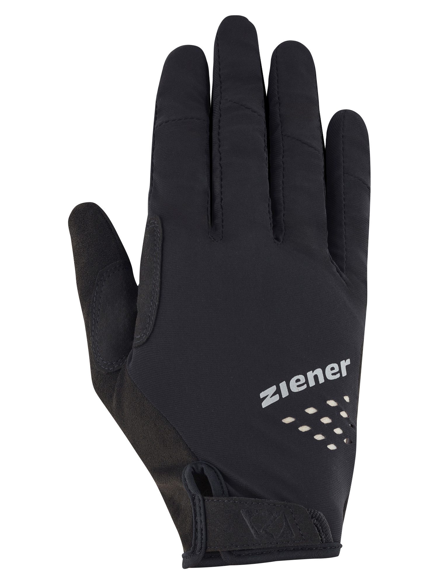 Ziener Fahrradhandschuhe CALO-Z TOUCH LONG bike glove man BLACK