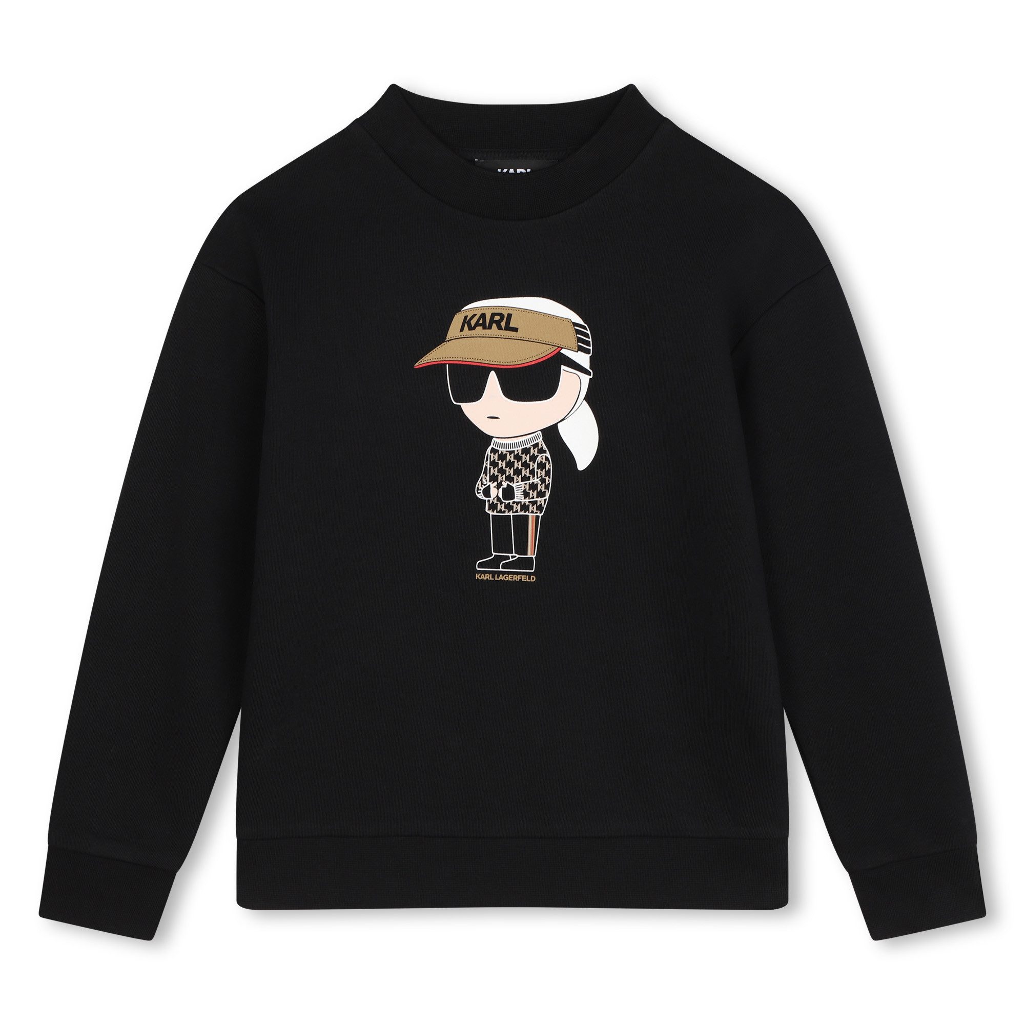 KARL LAGERFELD Sweatshirt KARL LAGERFELD KIDS Sweatshirt schwarz iconic Print