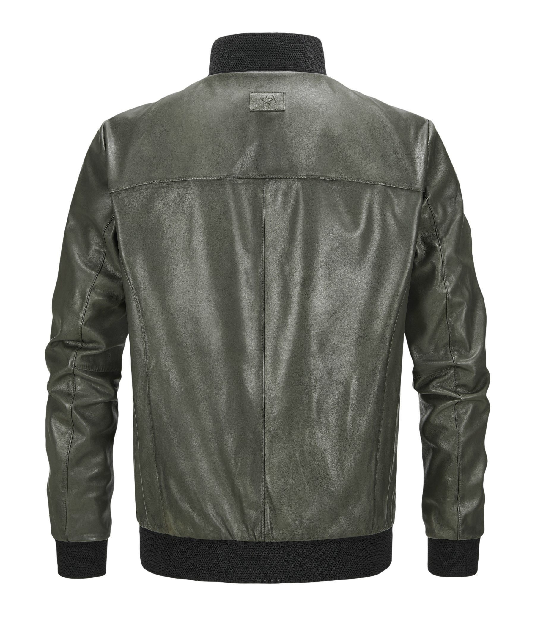 Milestone Lederjacke MSValentin ungefütterter Blouson aus feinem Lammleder