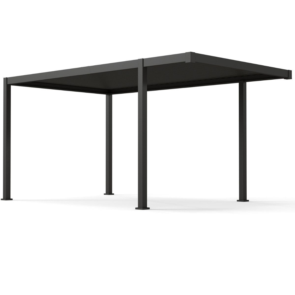 Pergola Lamellen-Carport Mirador Classic 3 x 5 m Aluminium mit Lamellendach