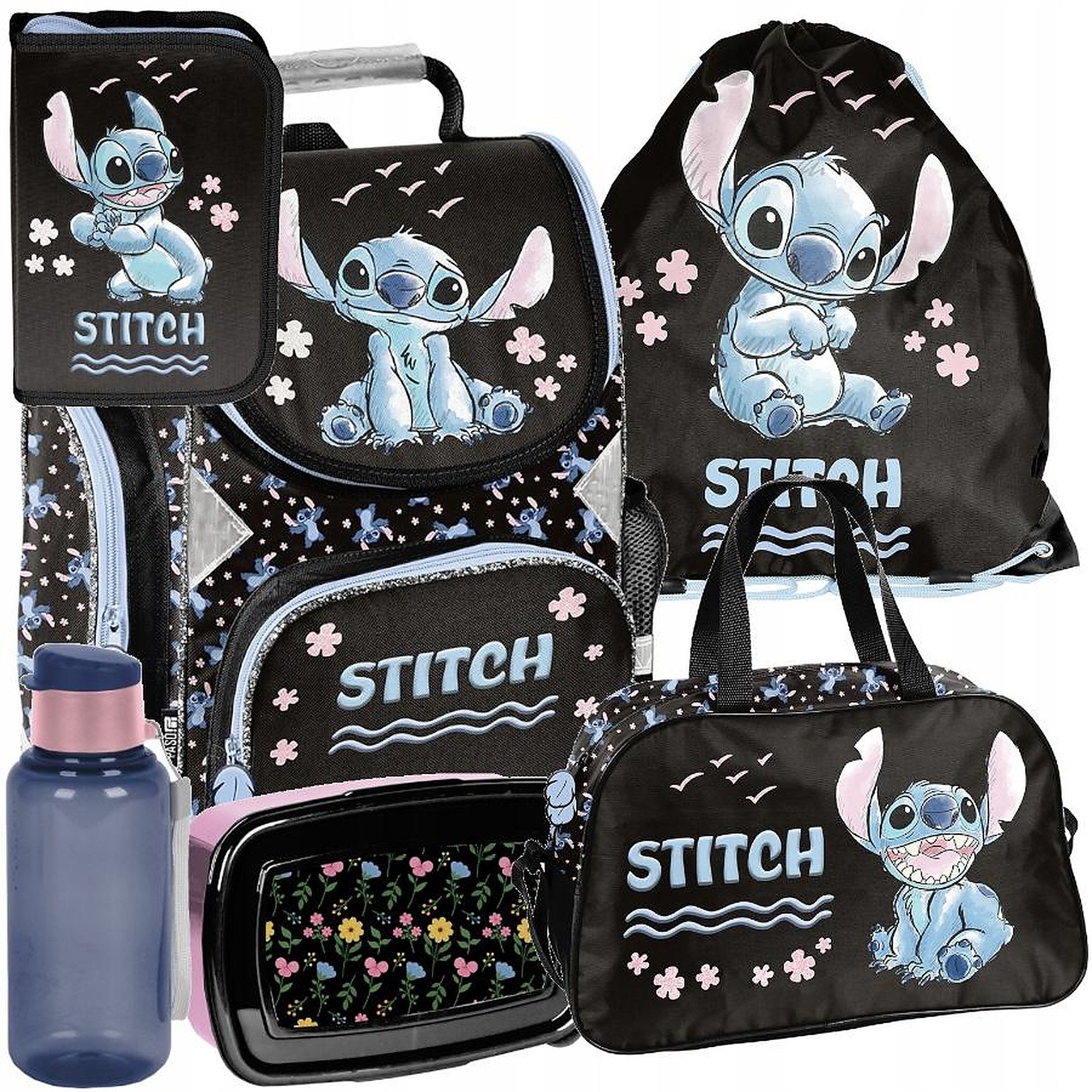 Schulrucksack Mega-Set Disney Lilo&Stitch Schulset 6-tlg