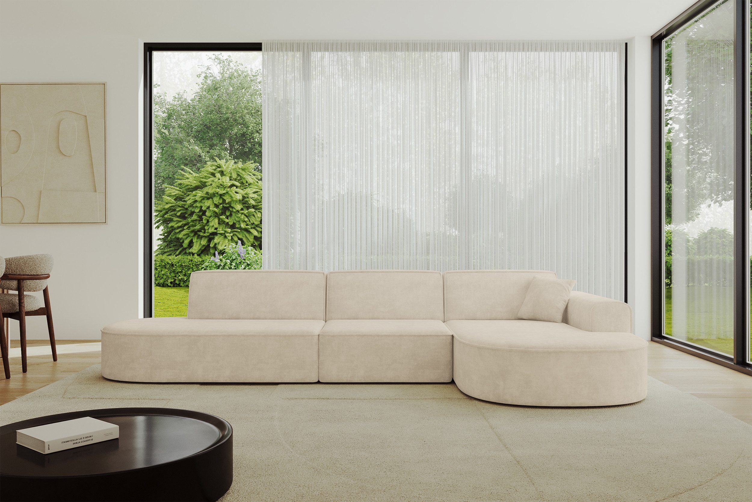 ALTDECOR Ecksofa MARI-L2, Sofa Praktische Bequeme Funktionsecke Couch L-Form Eckcouch, Corner Sofa L-Form Vielseitige Sofa Wohnlandschaft Wohnzimmer
