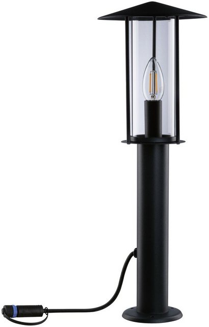 Paulmann LED Gartenleuchte »Plug & Shine Poller Classic«, IP44 2W 24V Anthrazit E14-Otto