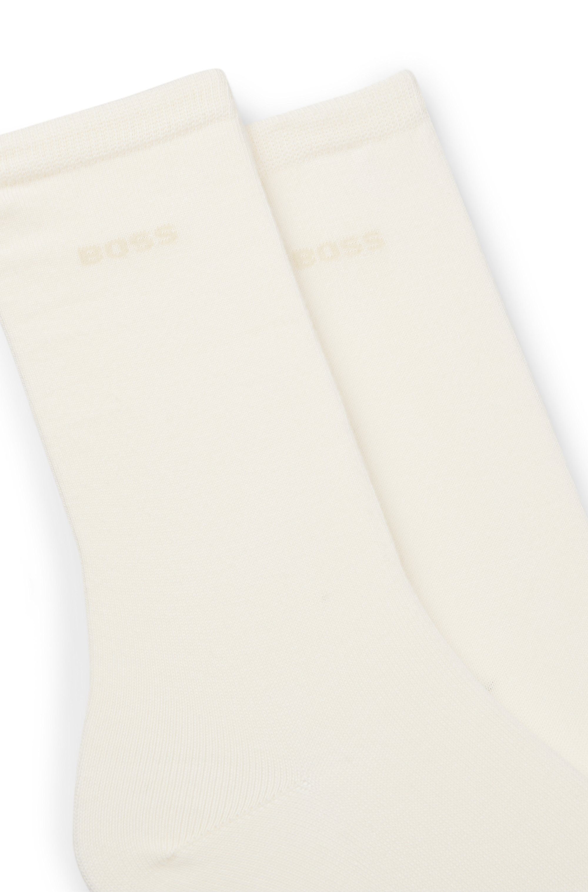 BOSS Businesssocken 2P RS Uni Logo CC W (Packung, 2-Paar, 2er Pack) mit BOSS Schriftzug – Bild 3 von 4