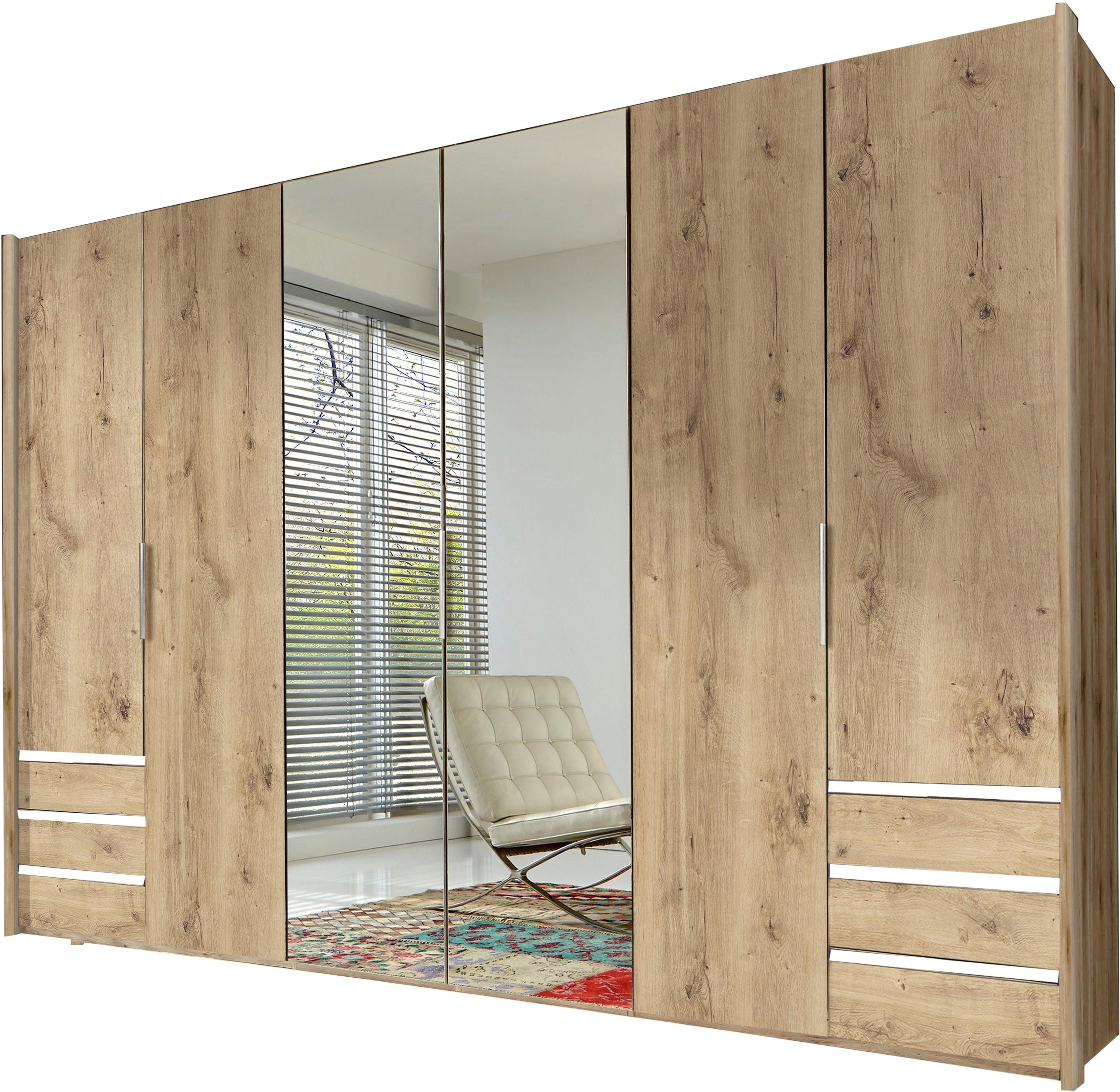 Wimex Kleiderschrank Level by fresh to go mit Spiegeltüren und Schubladen – Bild 2 von 5