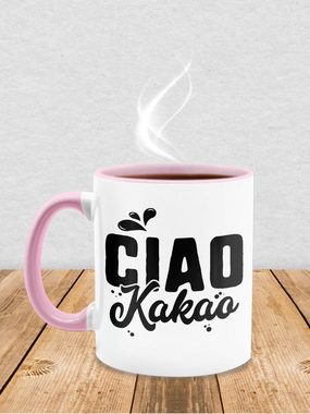 Shirtracer Tasse Ciao Kakao, Keramik, Statement Sprüche