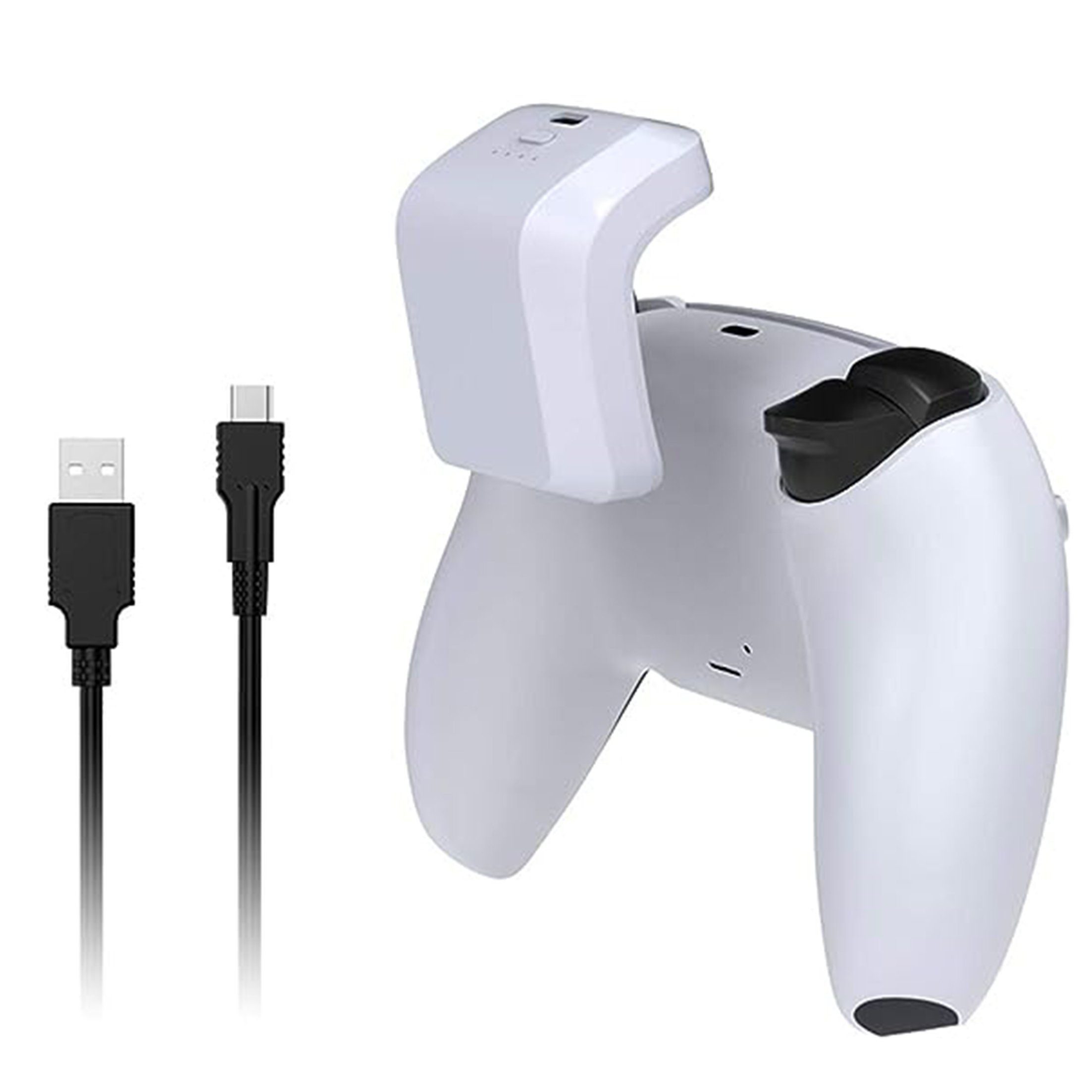 KINSI PS5 Controller Back Clip Akku,Akkus,Ladegeräte für PS5,1600mah PlayStation 5-Controller