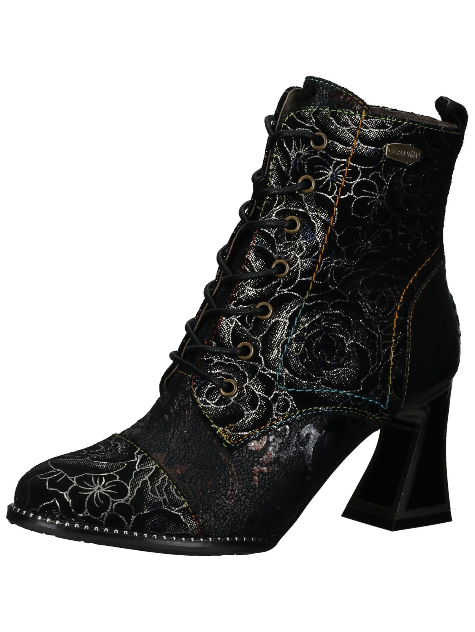 LAURA VITA Stiefelette Leder/Textil Schnürstiefelette günstig online kaufen
