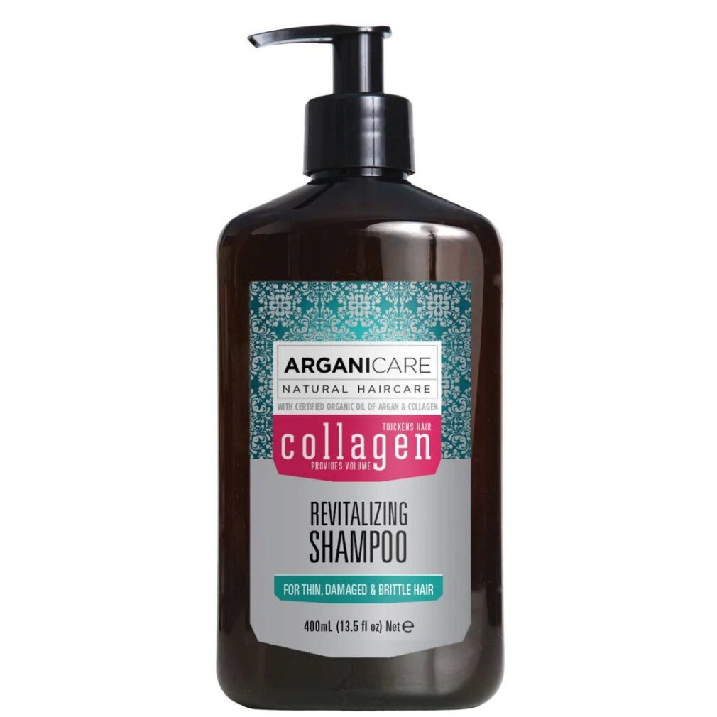 Arganicare Haarpflege-Set, Kollagen, Haarshampoo, revitalisierend
