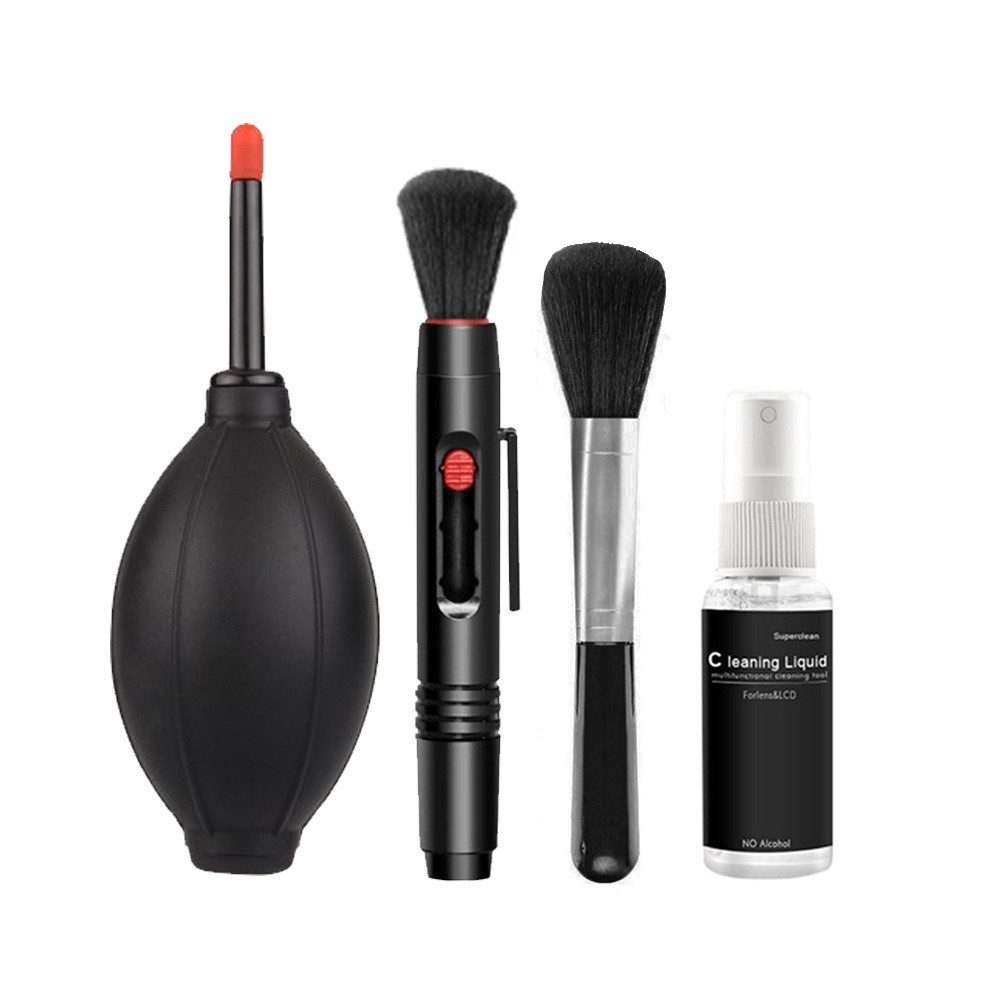 KINSI Linsenreiniger Kamera-Reinigungsset – 14-teiliges Objektiv- & Sensor-Reinigungsset, für Kameras, Handys & Brillen