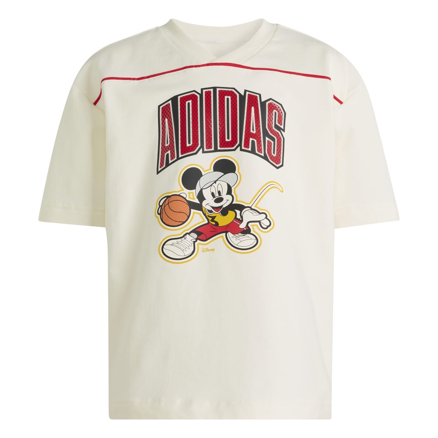 adidas Performance T-Shirt Disney Micky Maus Tee (Baumwolle) beige Kinder
