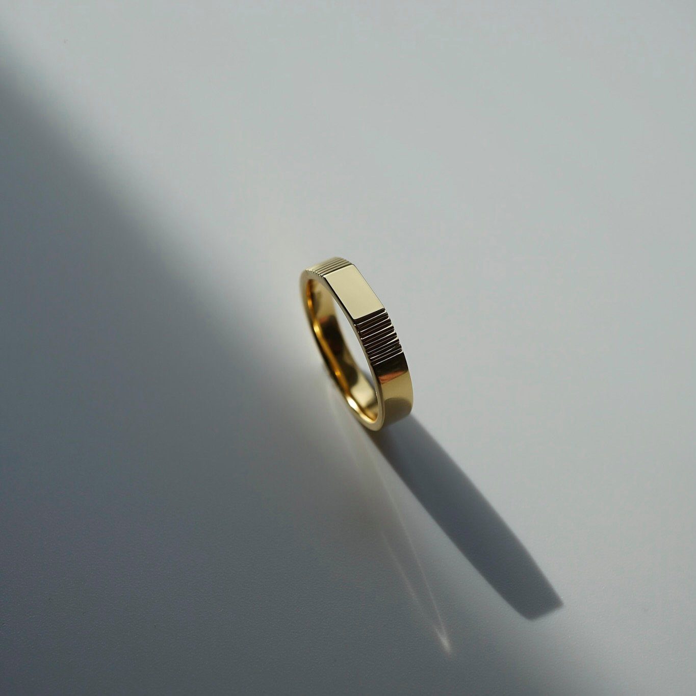 Bandring massivem poliert Sprezzi 925 Fashion Silber Fingerring klassisch Herren Gold aus