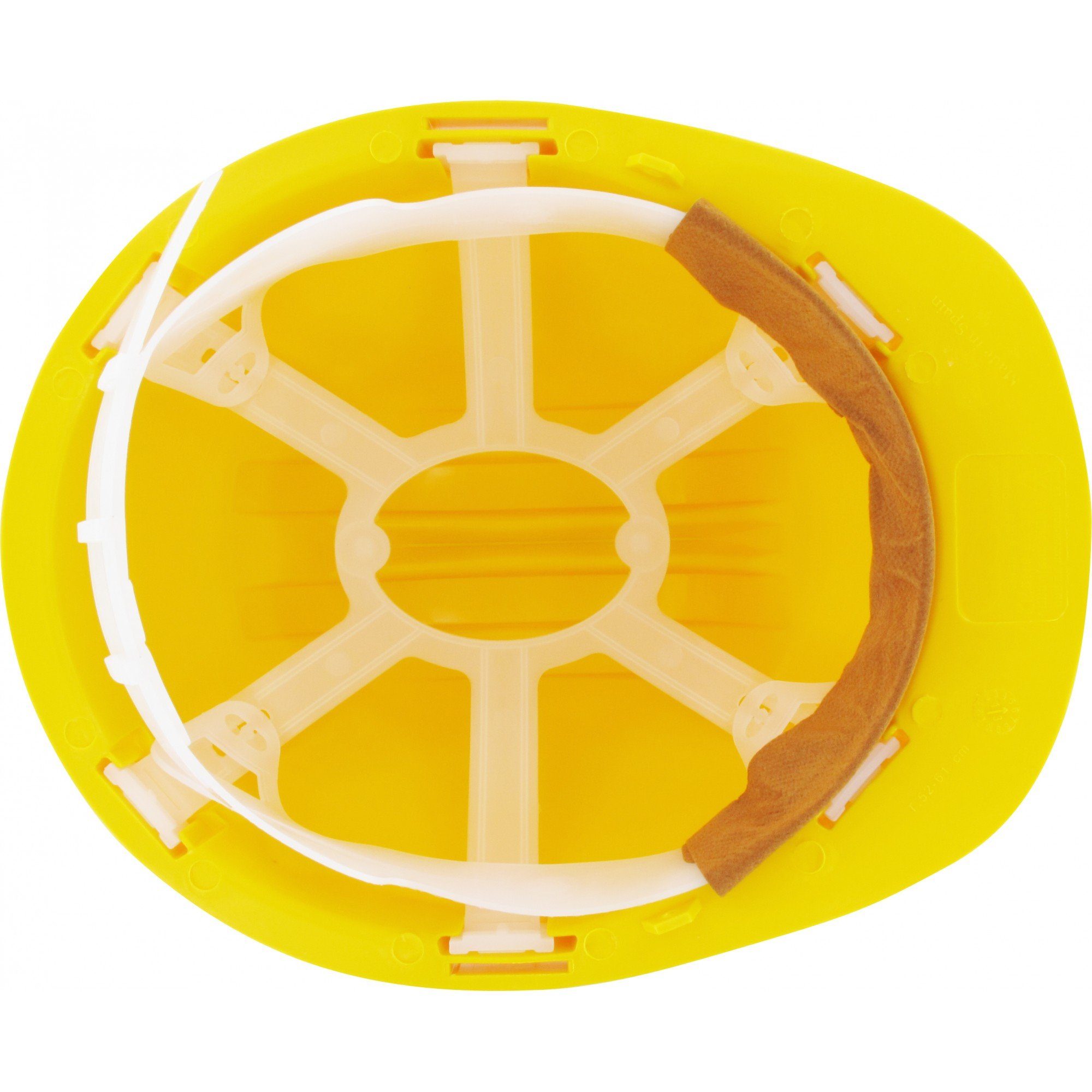 TRIZERATOP Kopfschutz Bauschutzhelm - DIN gelb 397 Punkt 6 EN 