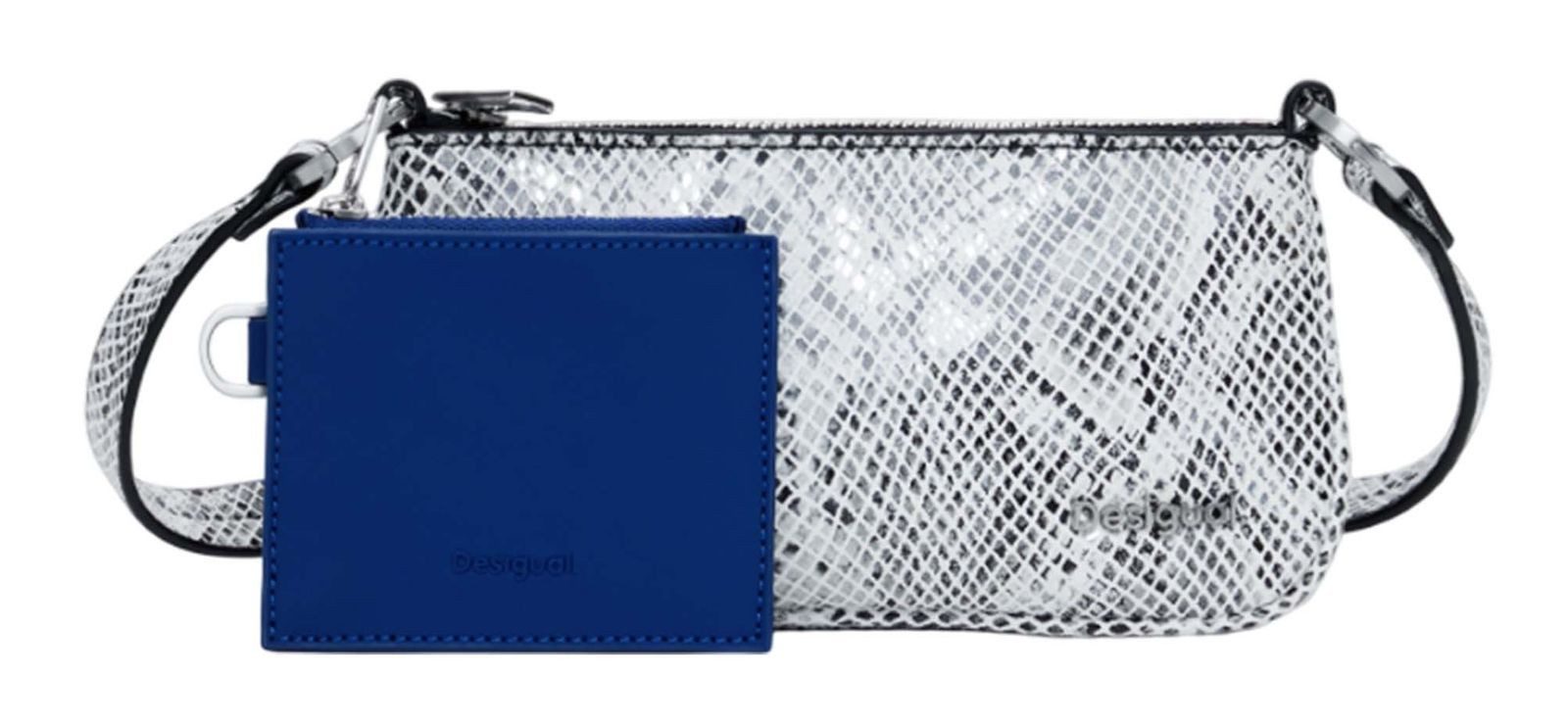 Desigual Umhängetasche Leda Blue Snake Mone Mariona Crossbody Bag (Set, 2-tlg)