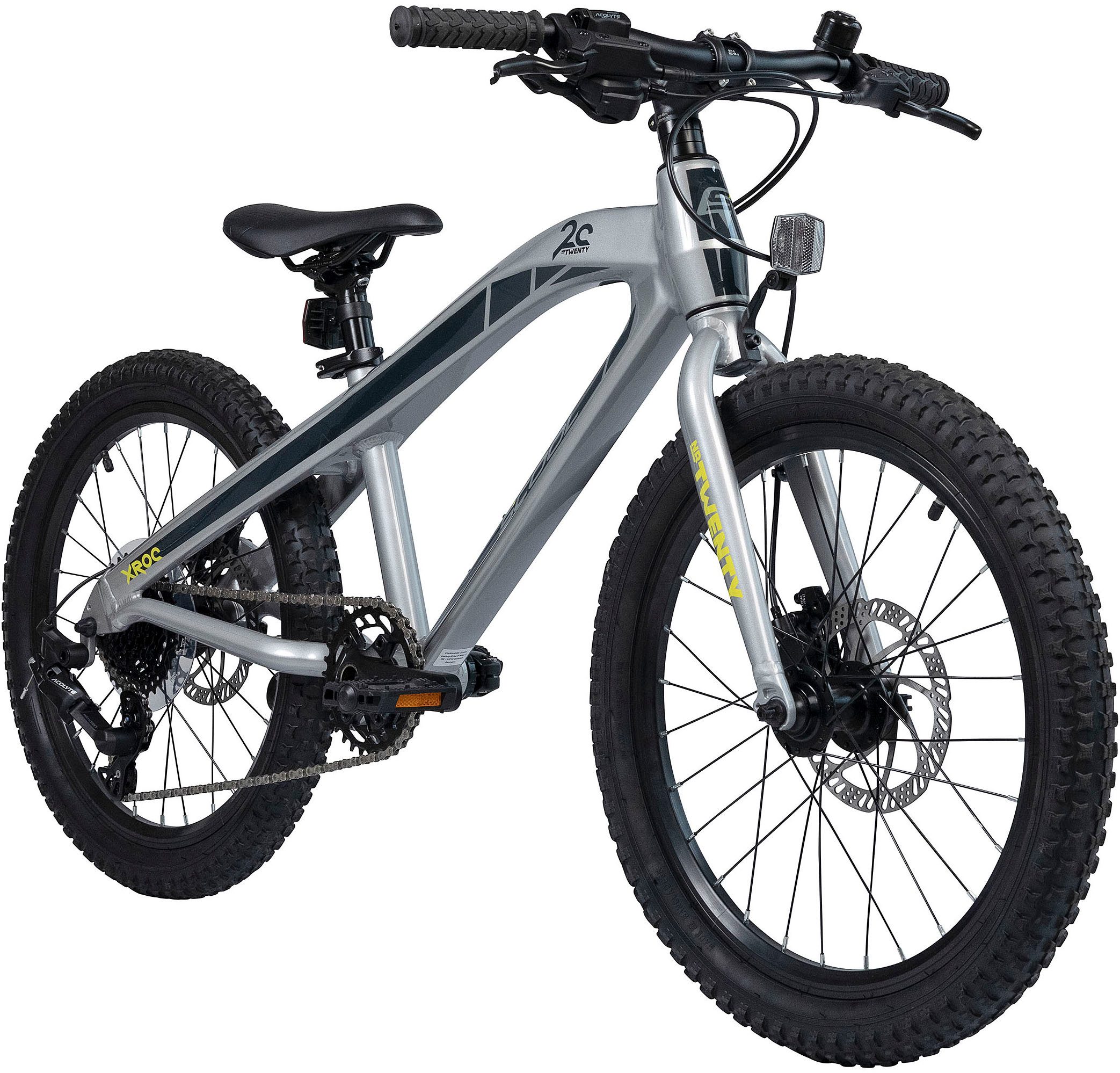 S’COOL Jugendfahrrad S'COOL Xroc TWENTY 20-8S MicroShift- Grey, 8 Gang microSHIFT, Kettenschaltung, -