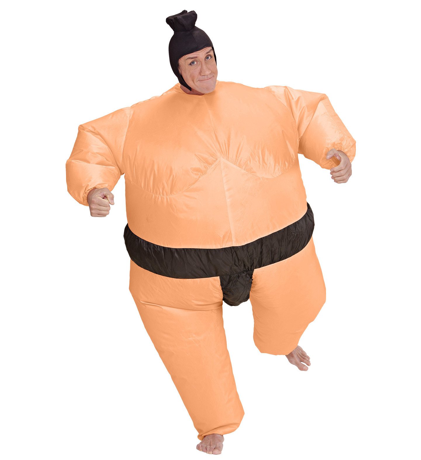 Widmann S.r.l. Kostüm Spaßkostüm 'Aufblasbarer Sumo-Ringer' für Erwachse
