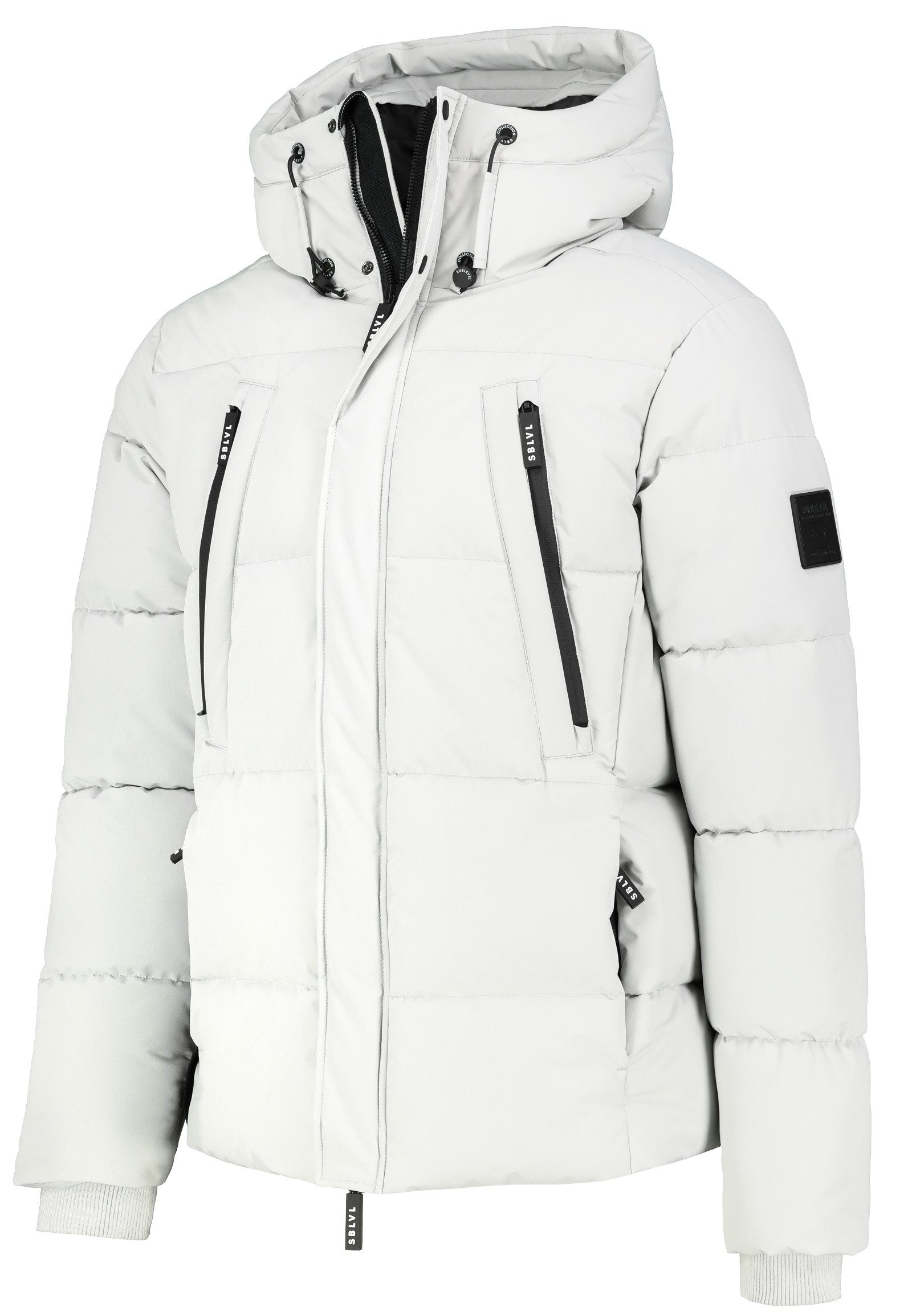 Steppjacke Herren Winterjacke Übergangsjacke Jacke Warm Modern mit Kapuze