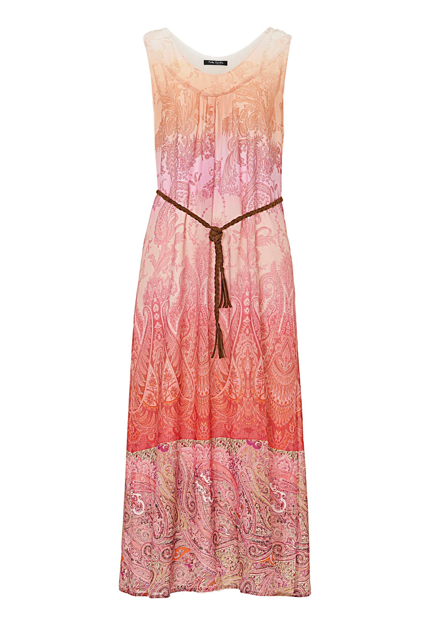 A-Linien-Kleid Kleid Lang Polyester