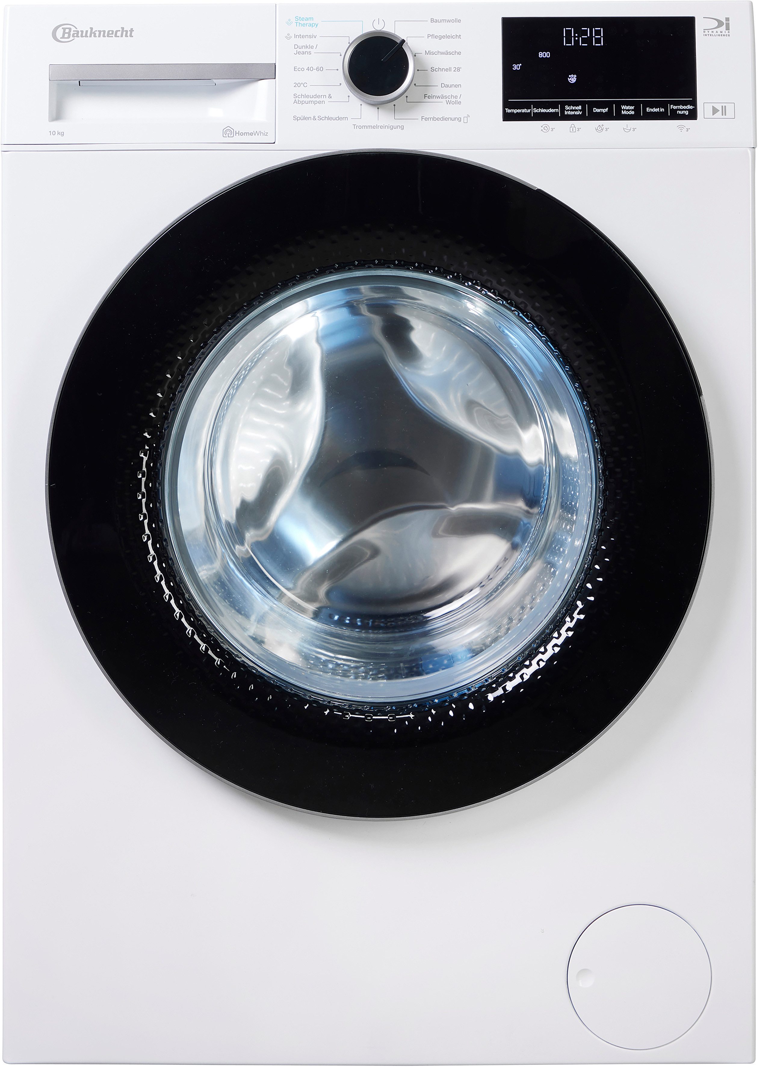 BAUKNECHT Waschmaschine B W 10A30 BS, 10 kg, 1400 U/min, Mikroplastikfilter – filtert bis zu 90% der Mikrofaser