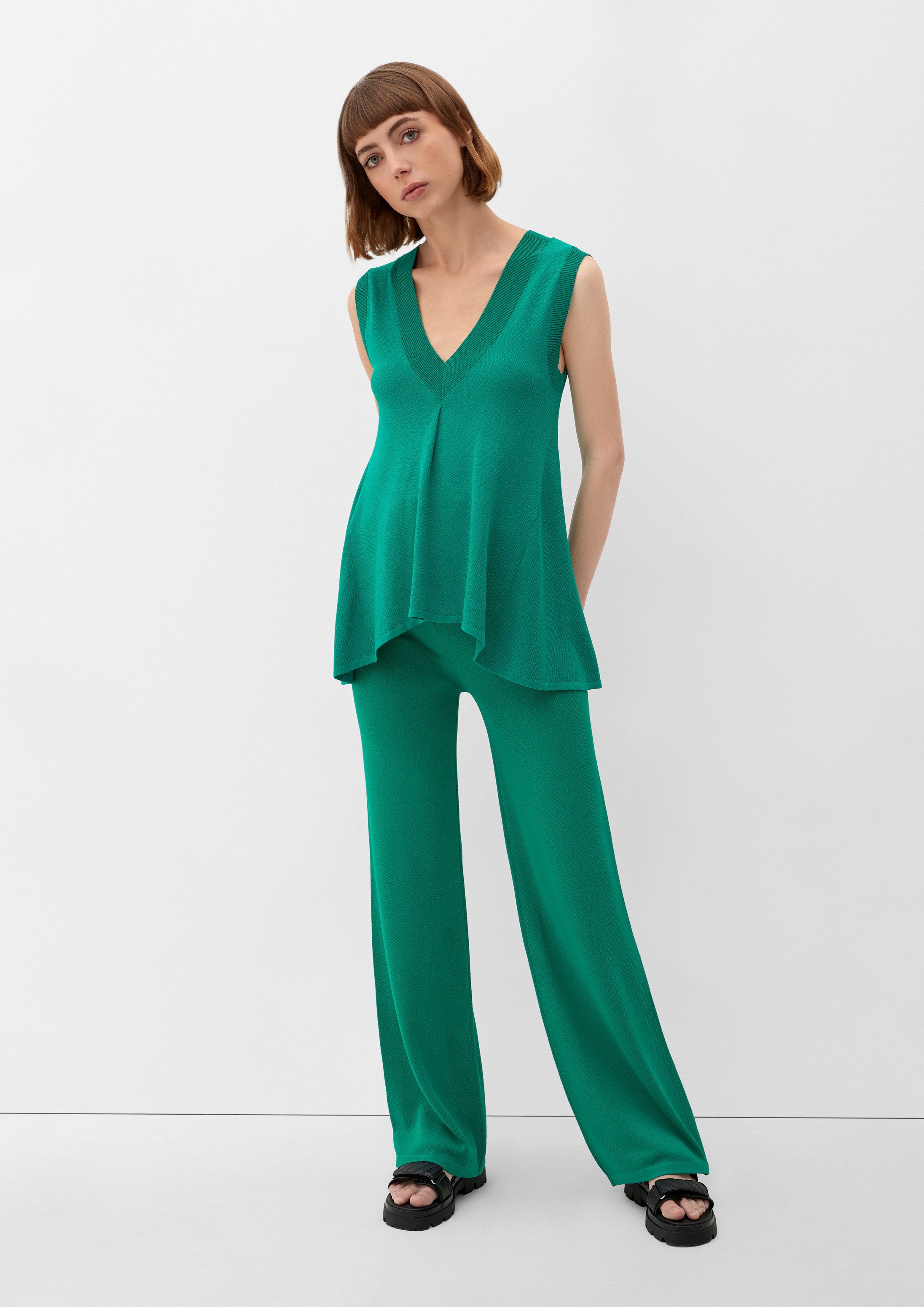 s.Oliver Chinos Hose Relaxed: Hose aus Viskosemix