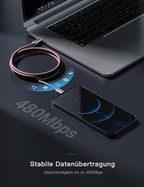 Quntis iPhone Schnellladekabel Power Delivery Blitz-Kabel, 2M 3Pack