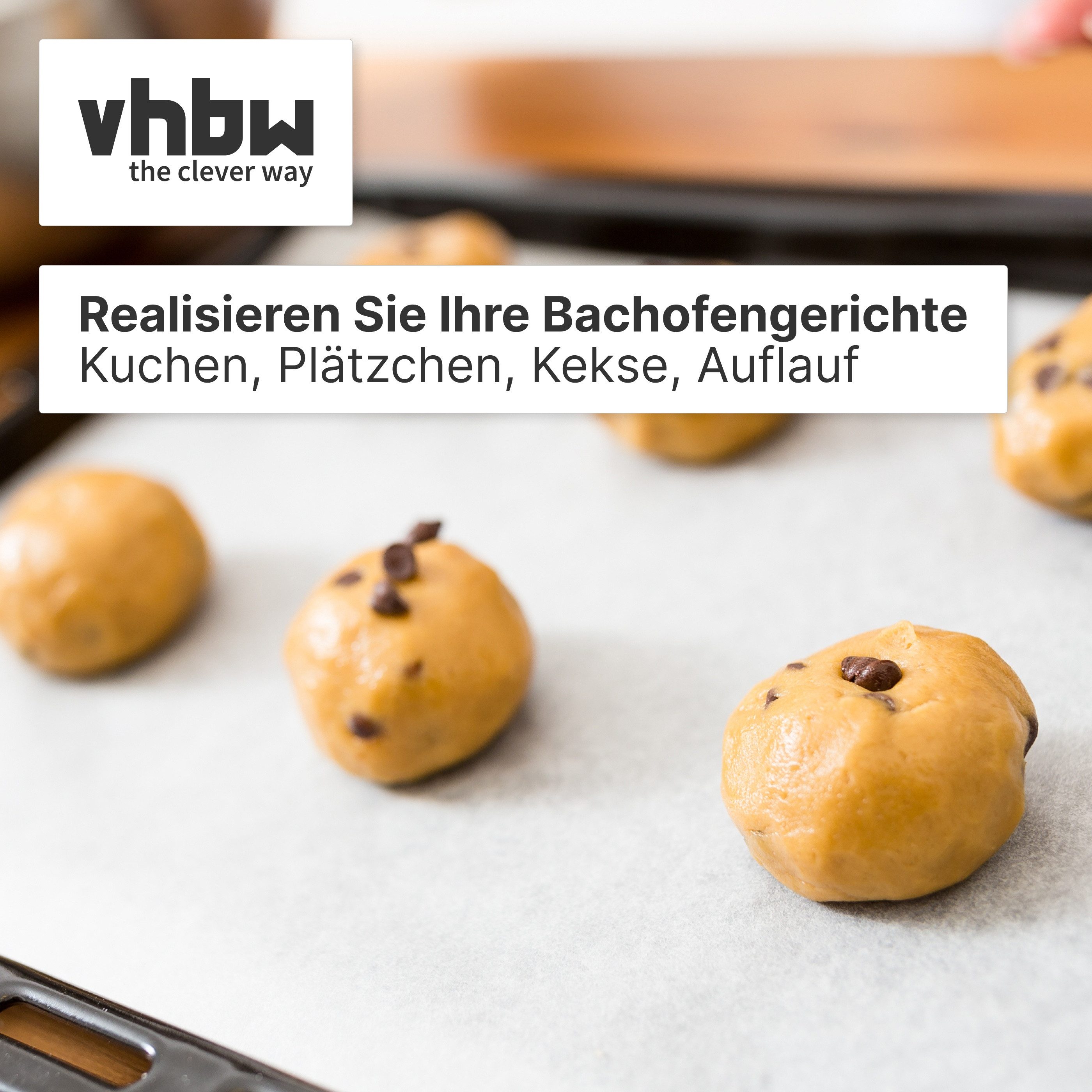 vhbw Backblech Ersatz für Miele HBB 71 für Backofen, Metall