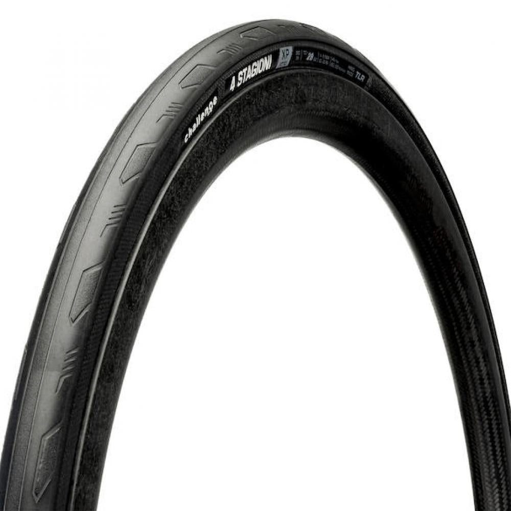 Challenge Fahrradreifen Challenge Road-Reifen 4 Stagioni Handmade TLR 28-622 Schwarz - schnell