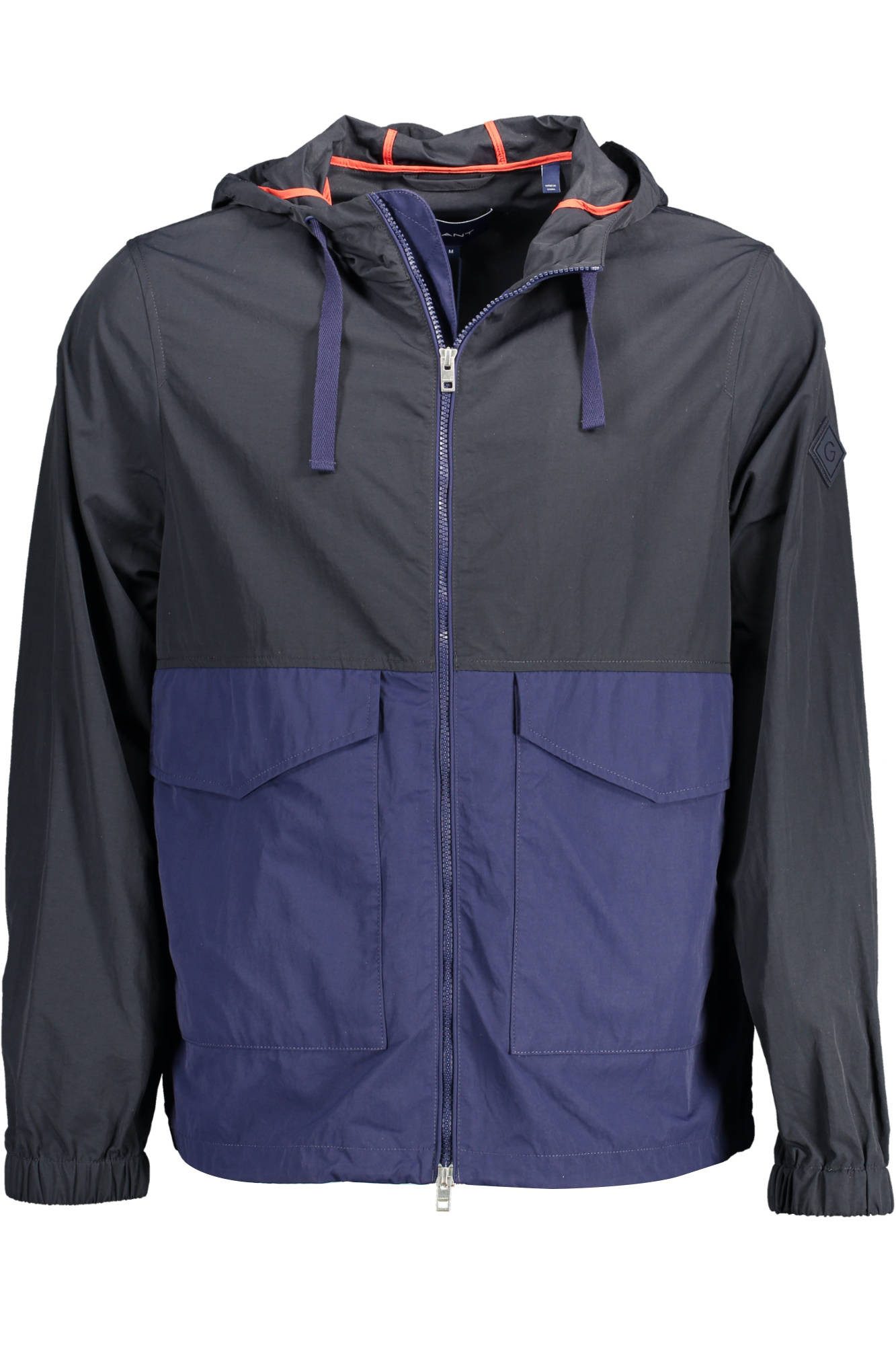 Gant Outdoorjacke Elegantes Herren-Sakko in Blau: Sportjacke mit Kapuze und Taschen