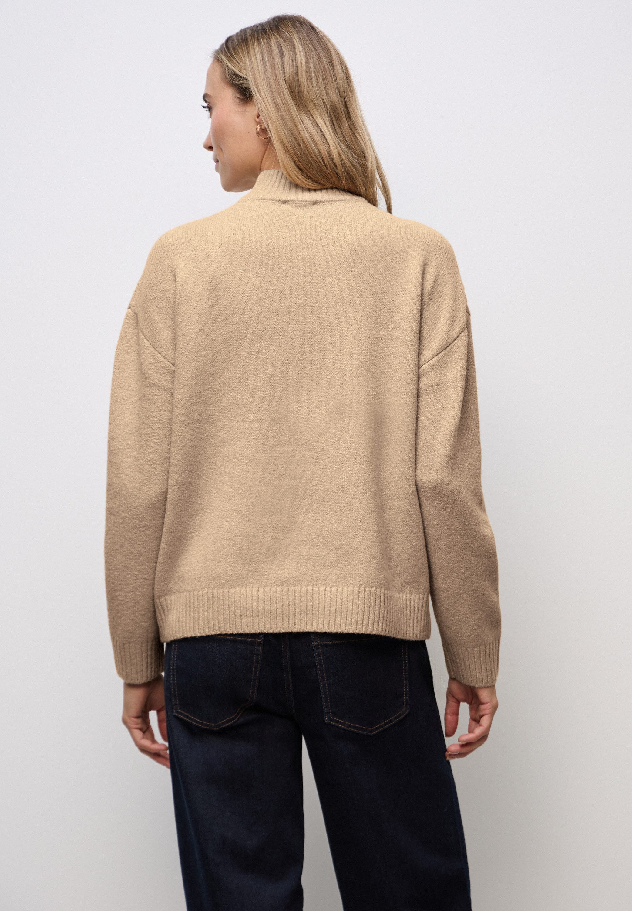 STREET ONE Strickpullover mit Strick-Detail günstig online kaufen