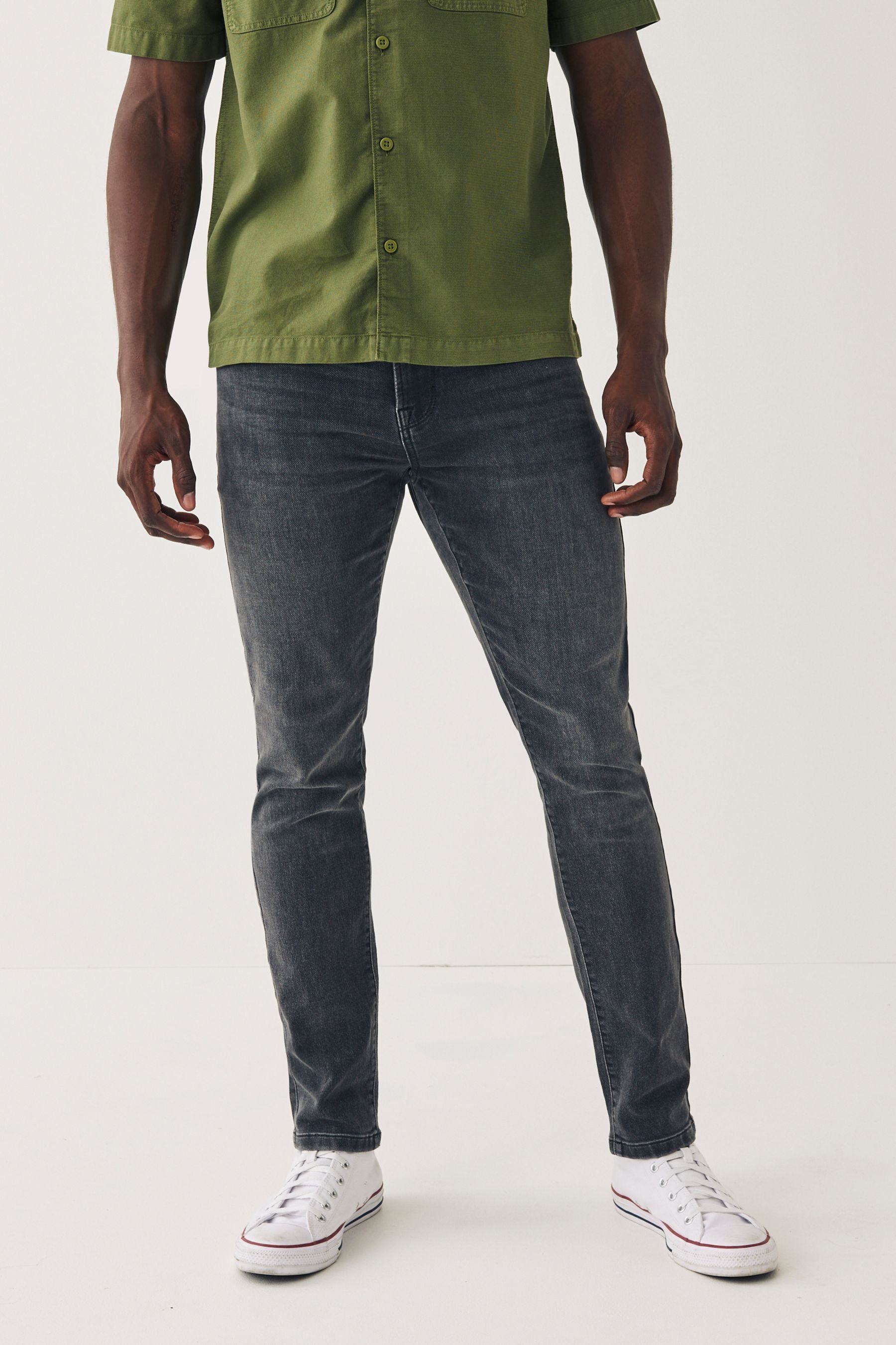 Next Skinny-fit-Jeans (1-tlg) Grey