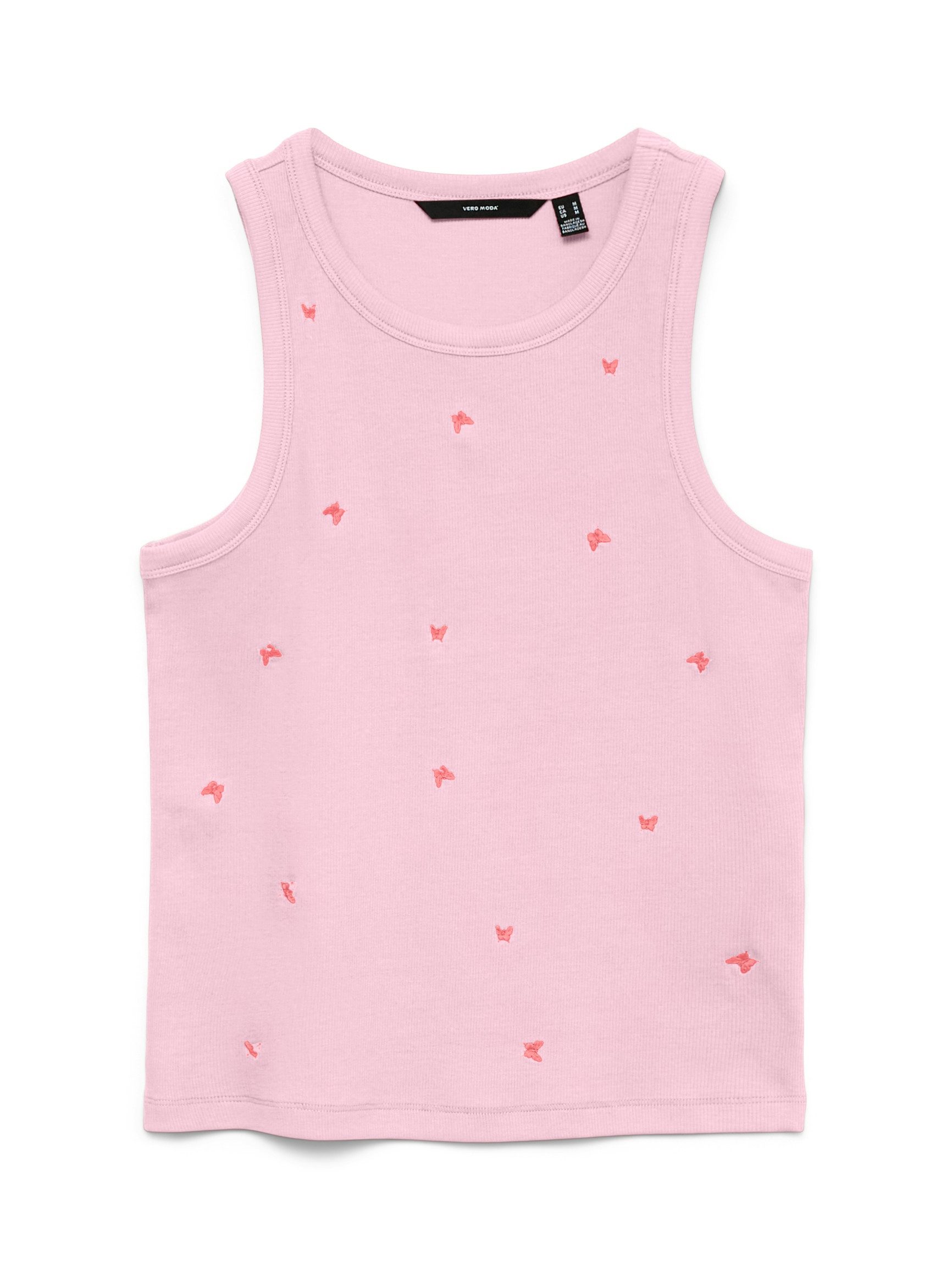 Vero Moda Tanktop VMNAJA TANK TOP BOX JRS Baumwollmischung günstig online kaufen