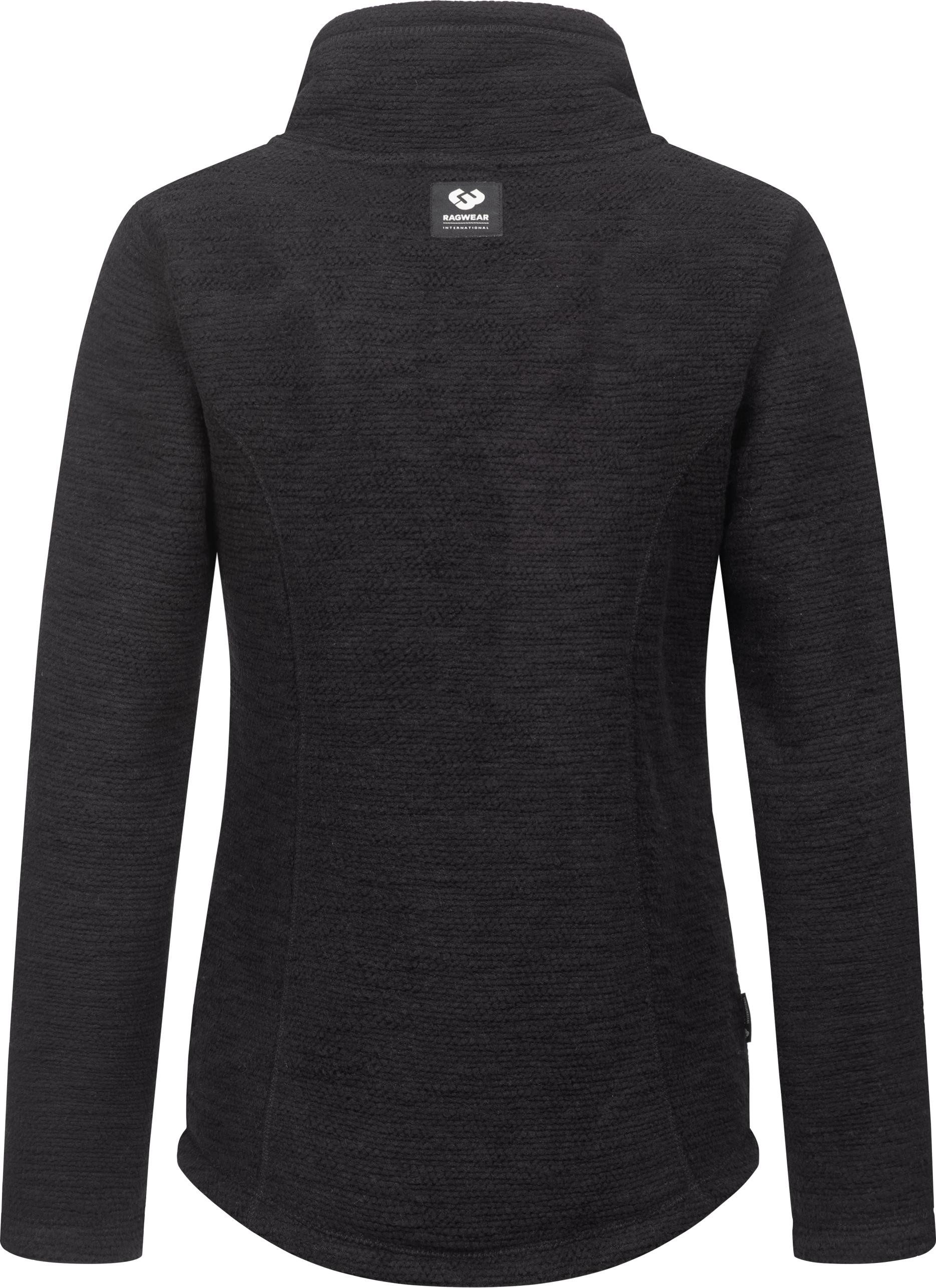 Ragwear Strickjacke Liram Melange Kuschelige Übergangsjacke in Strick-Optik