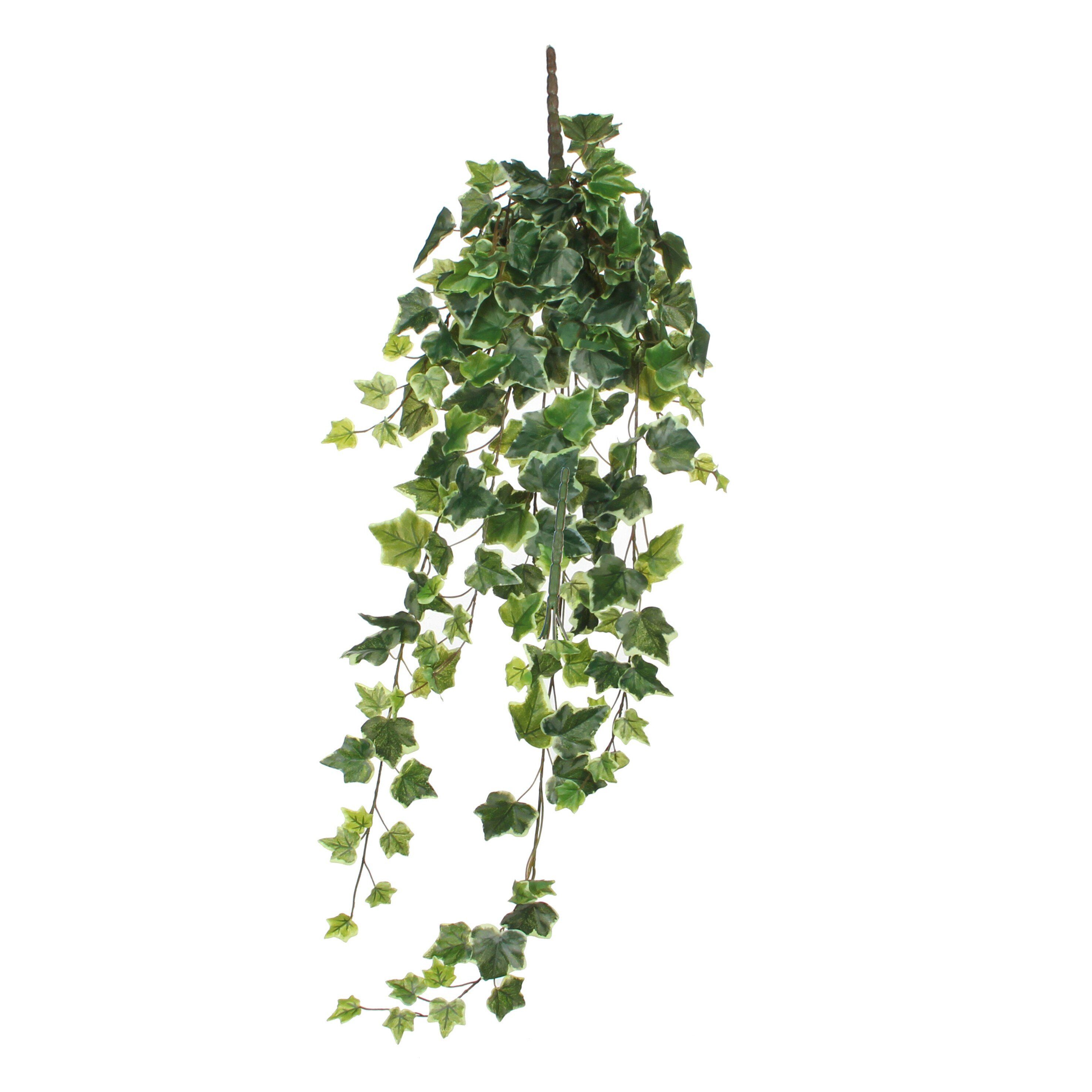 Kunstpflanze Mica Decorations Efeu haengend gruen bunt - l86xb22xh15cm, Mica Decorations, Höhe 86 cm