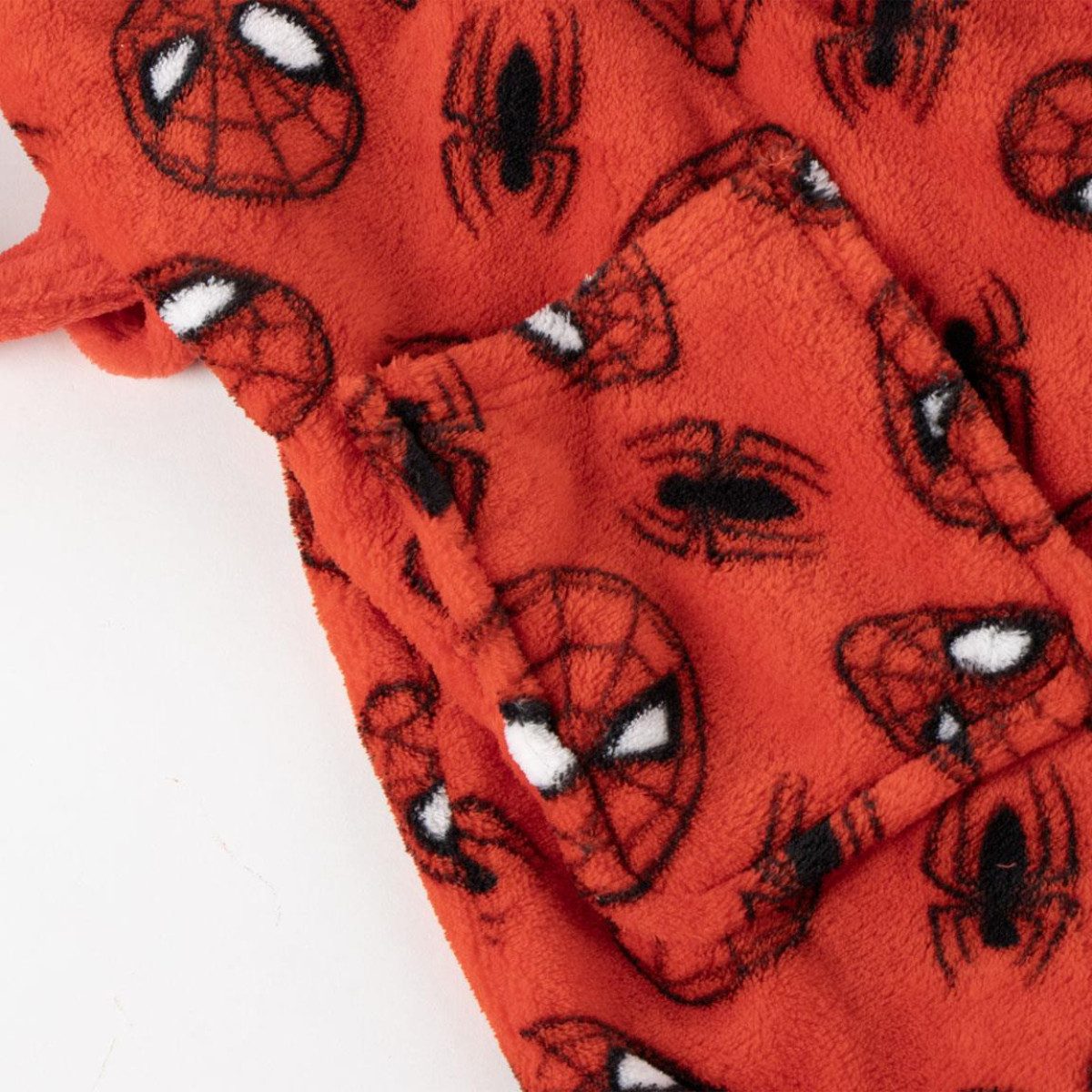 Cerda Kinderbademantel Spider-Man Kinder Hausmantel – Kuscheliger Bademantel aus Polyester, Polyester – Bild 4 von 5