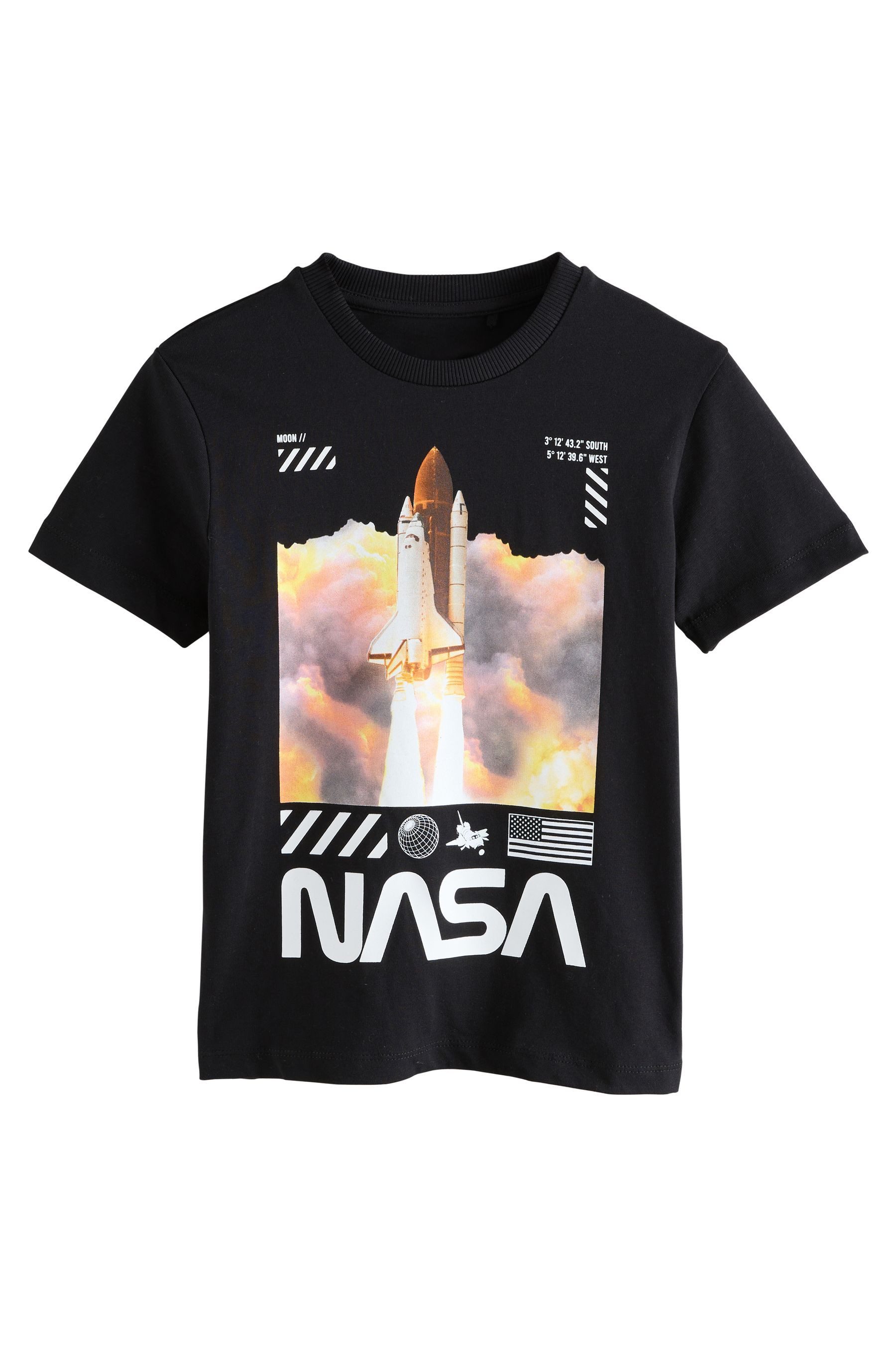 Next T-Shirt Offizielles NASA T-Shirt aus 100 % Baumwolle (1-tlg)
