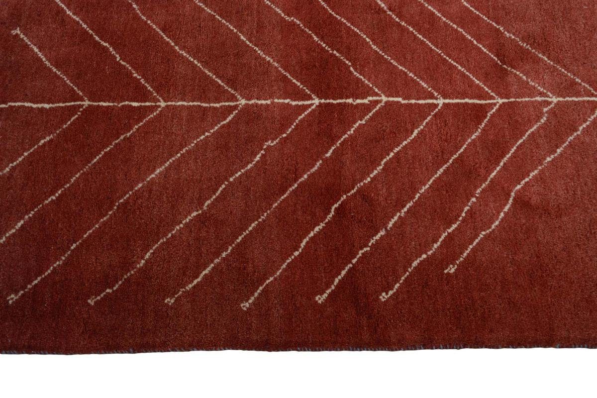 Orientteppich Perser Gabbeh Orientteppich, 18 Nain mm Moderner Trading, Höhe: 84x129 Handgeknüpfter rechteckig