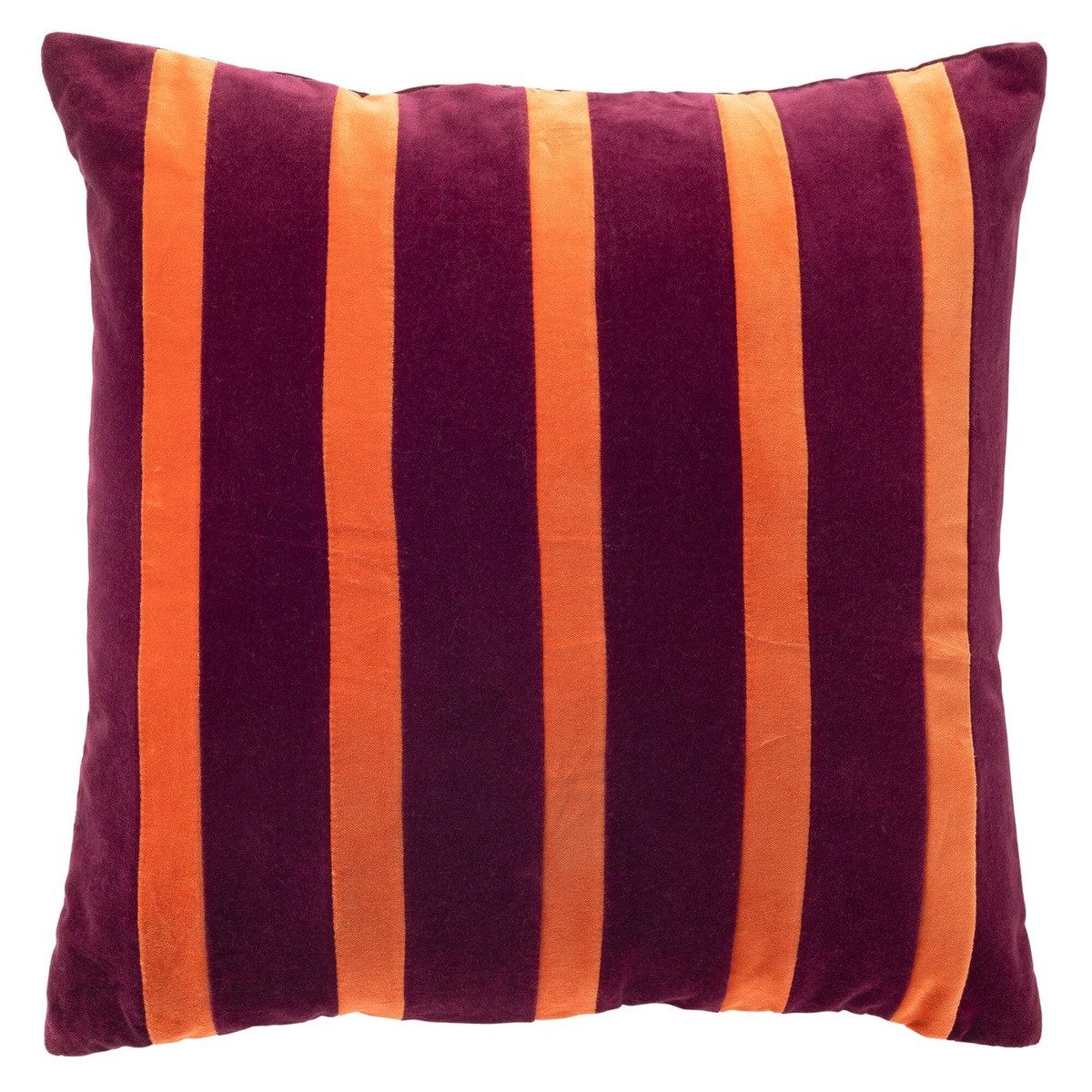 Dutch Decor Kissenhülle 'Vasco' 45 x 45 cm Purple Potion - Lila, Gestreift