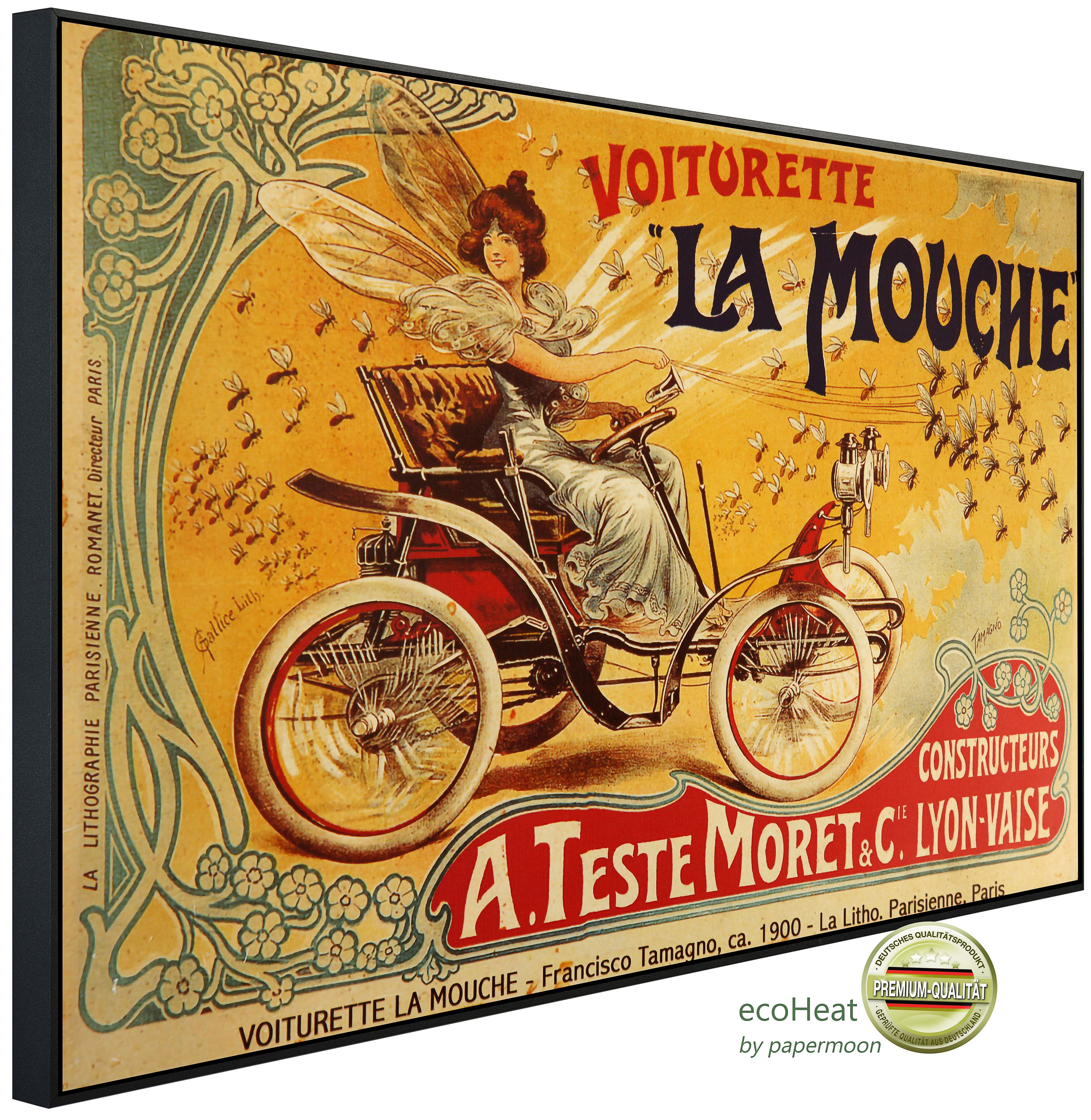 Papermoon Infrarotheizung INFRAROT-BILD-HEIZUNG, Altes Bild, TÜV-Rheinland/GS zertifiziert, angenehme Strahlungswärme